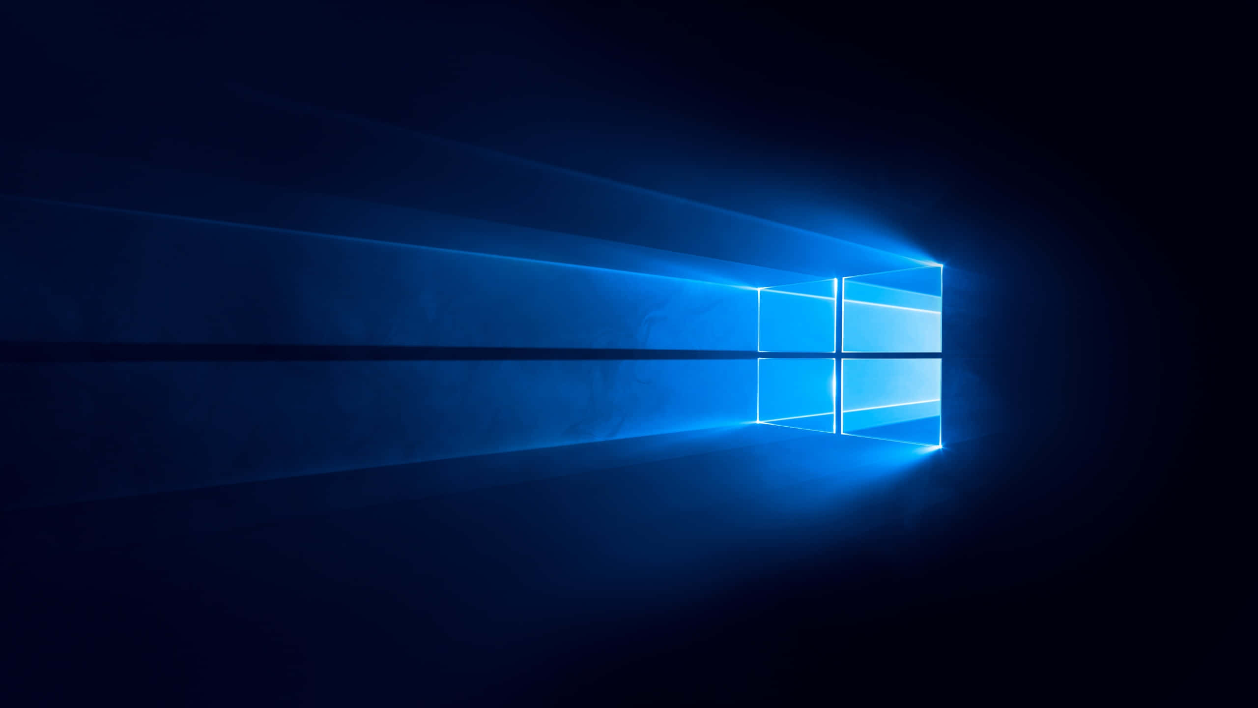 логотип Windows 10 в темноте Обои