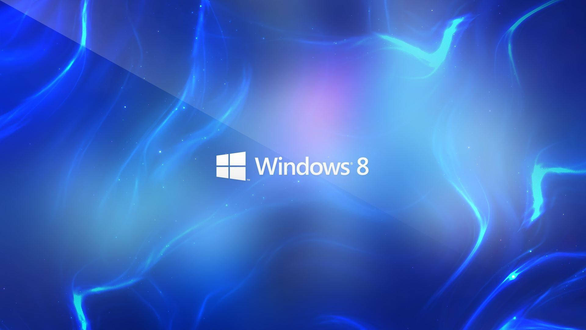 Абстрактный фон со светящимися линиями для Windows 8 Обои