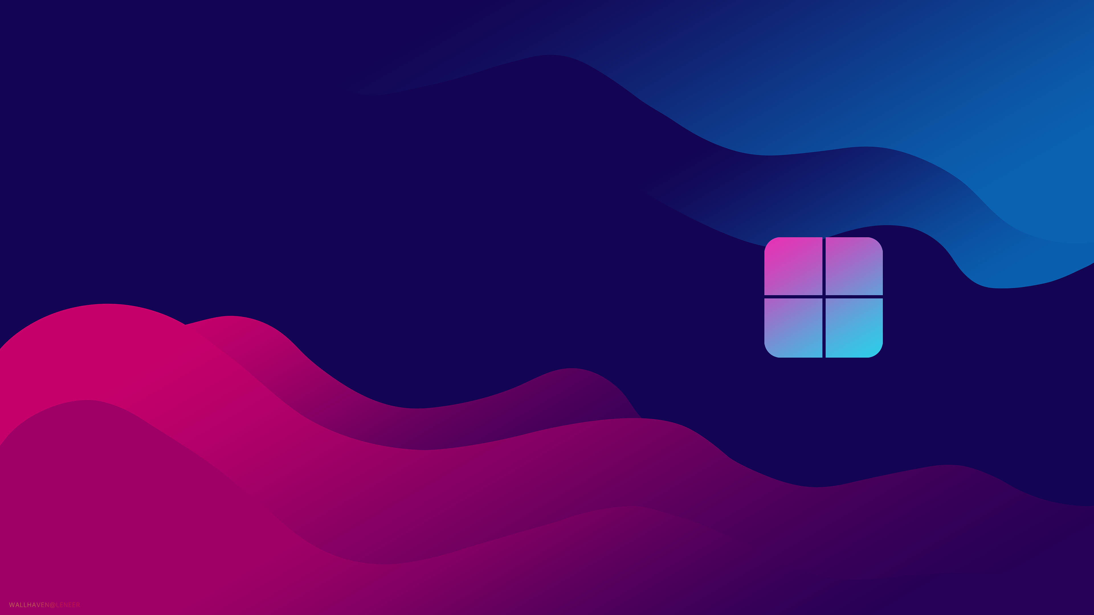 Оригинальные Windows в пурпурном и синем Обои