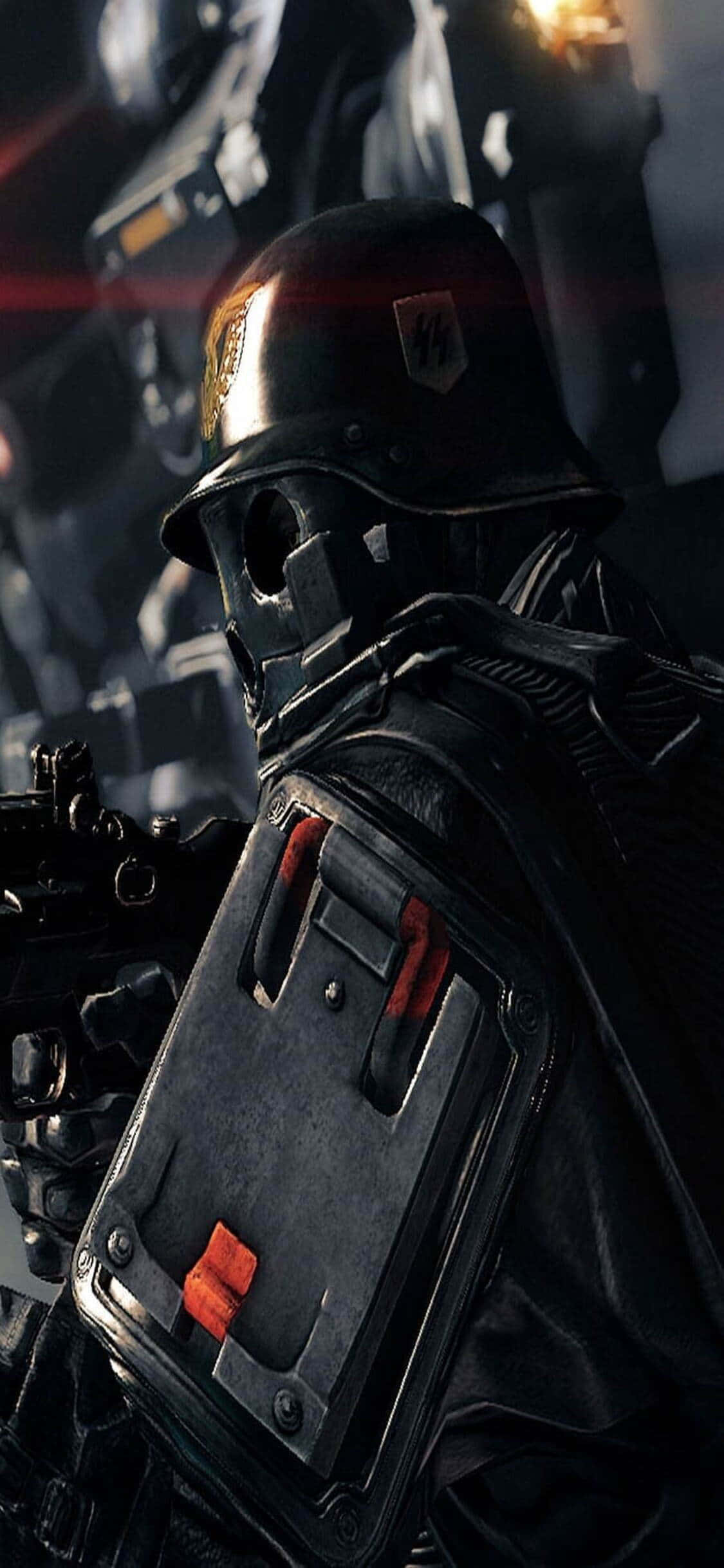 Погрузитесь в мир Wolfenstein II на новом iPhone Xs! Обои
