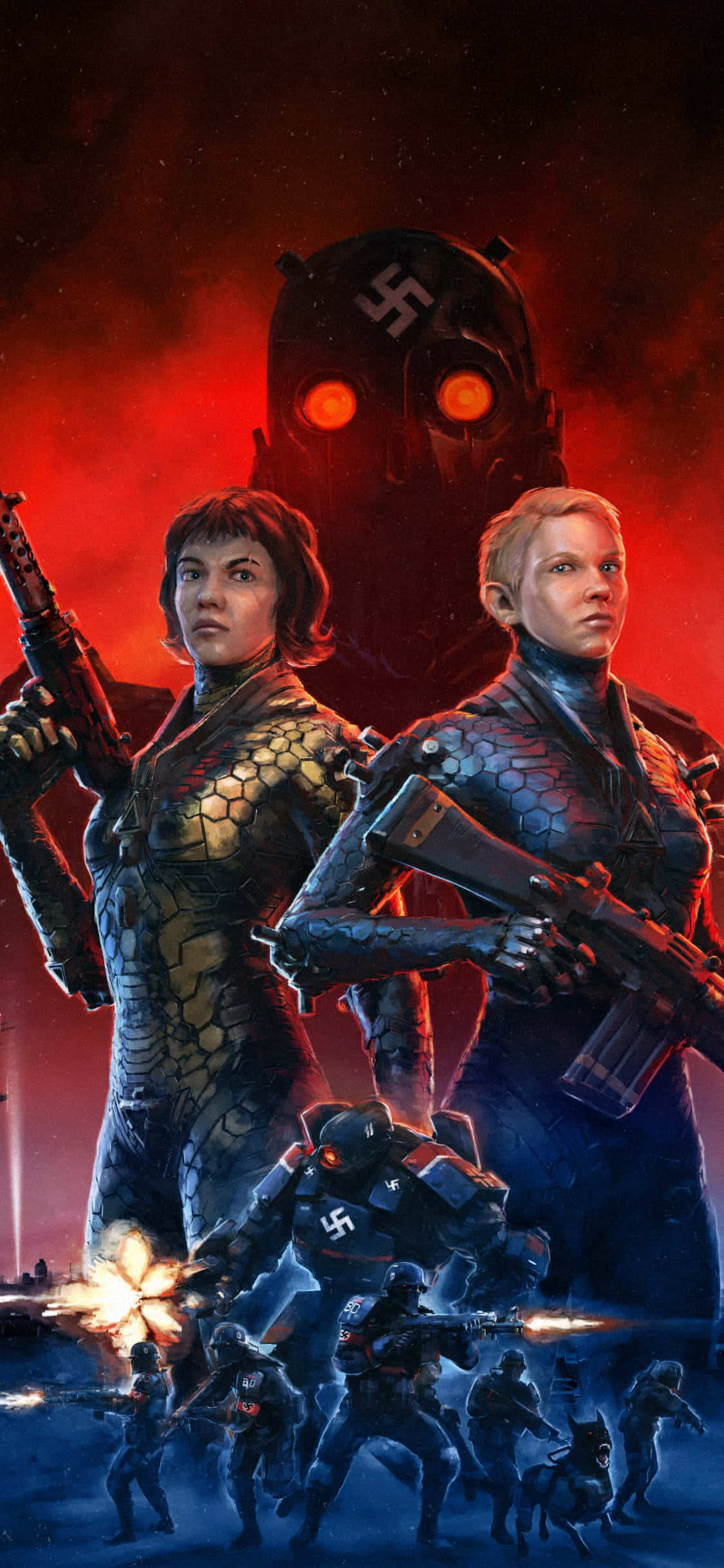 Wolfenstein II: The New Colossus на iPhone Xs Обои