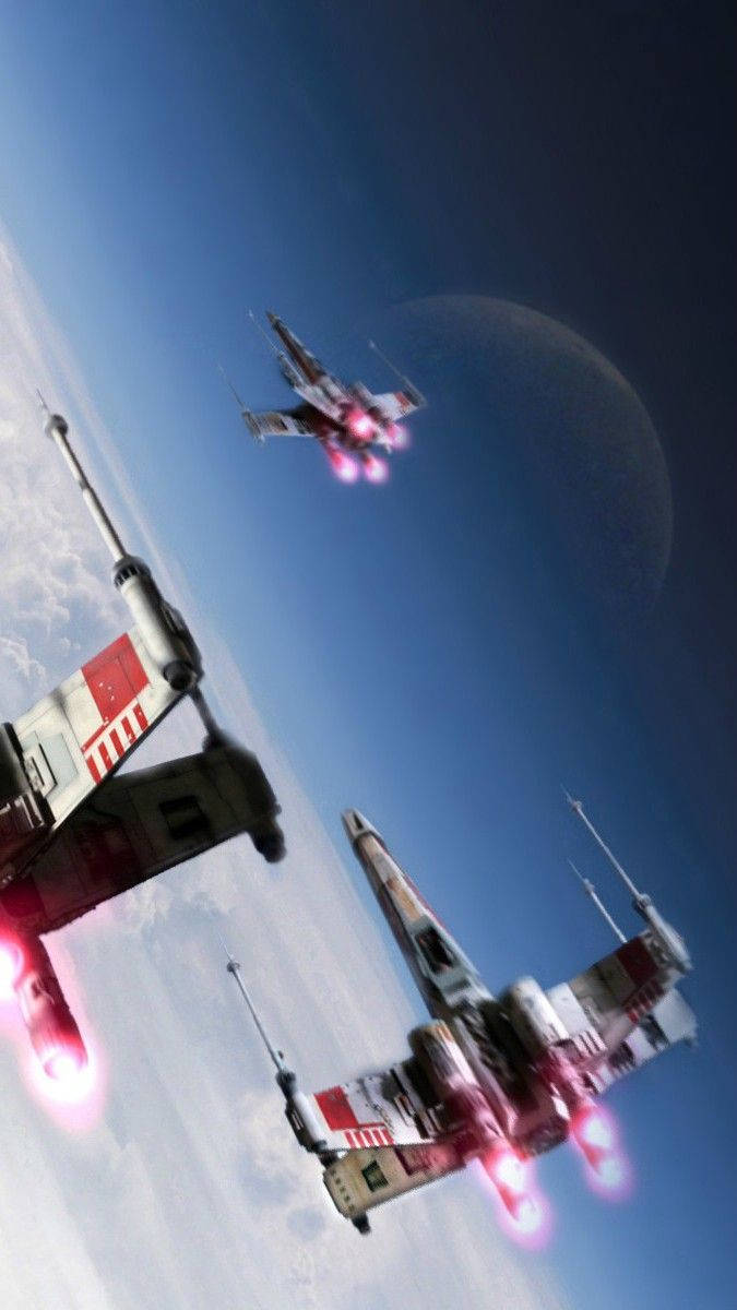 X-Wings Star Wars для телефона Обои