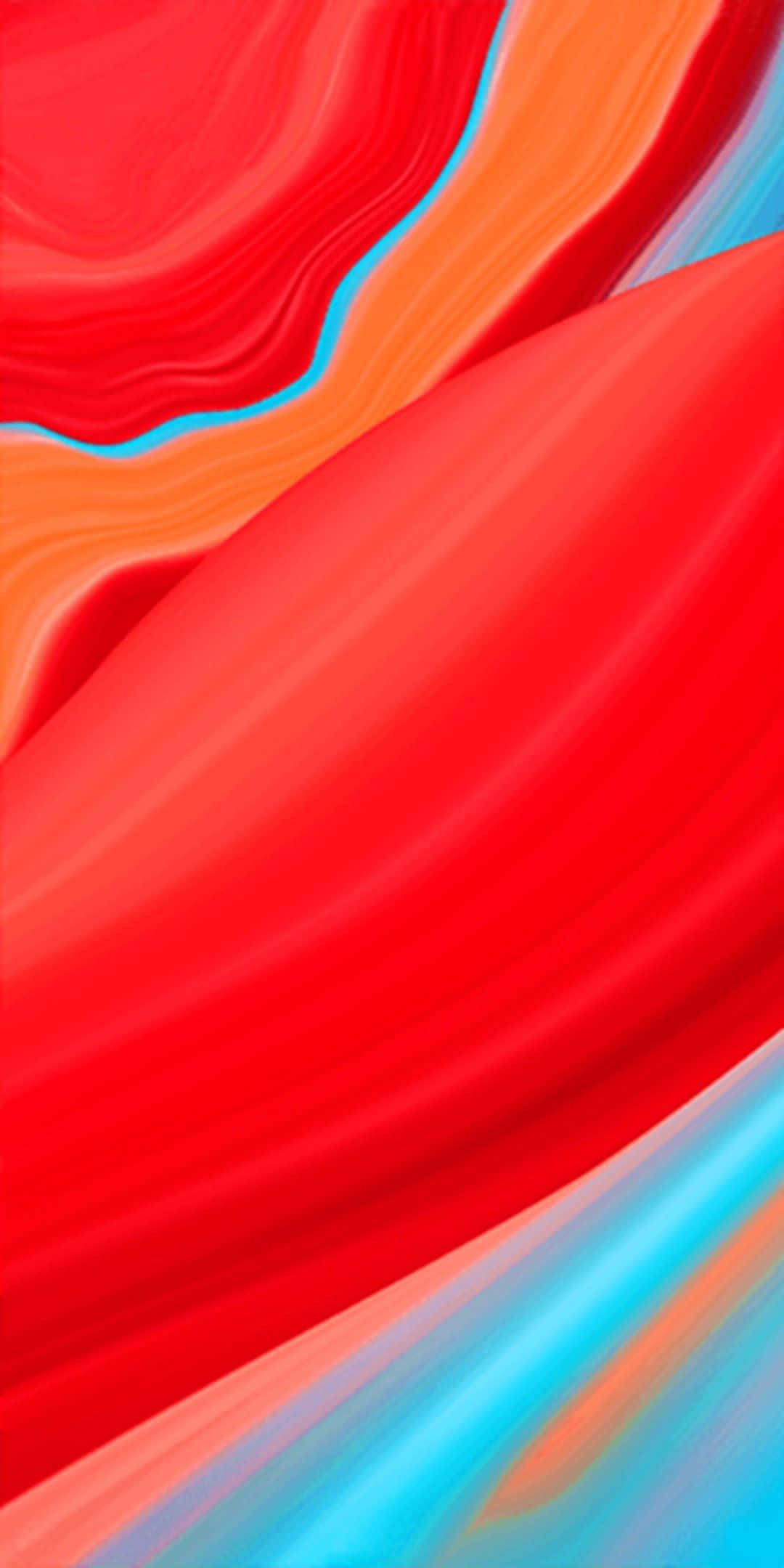 Стильный смартфон Xiaomi на тёмном градиентном фоне Обои