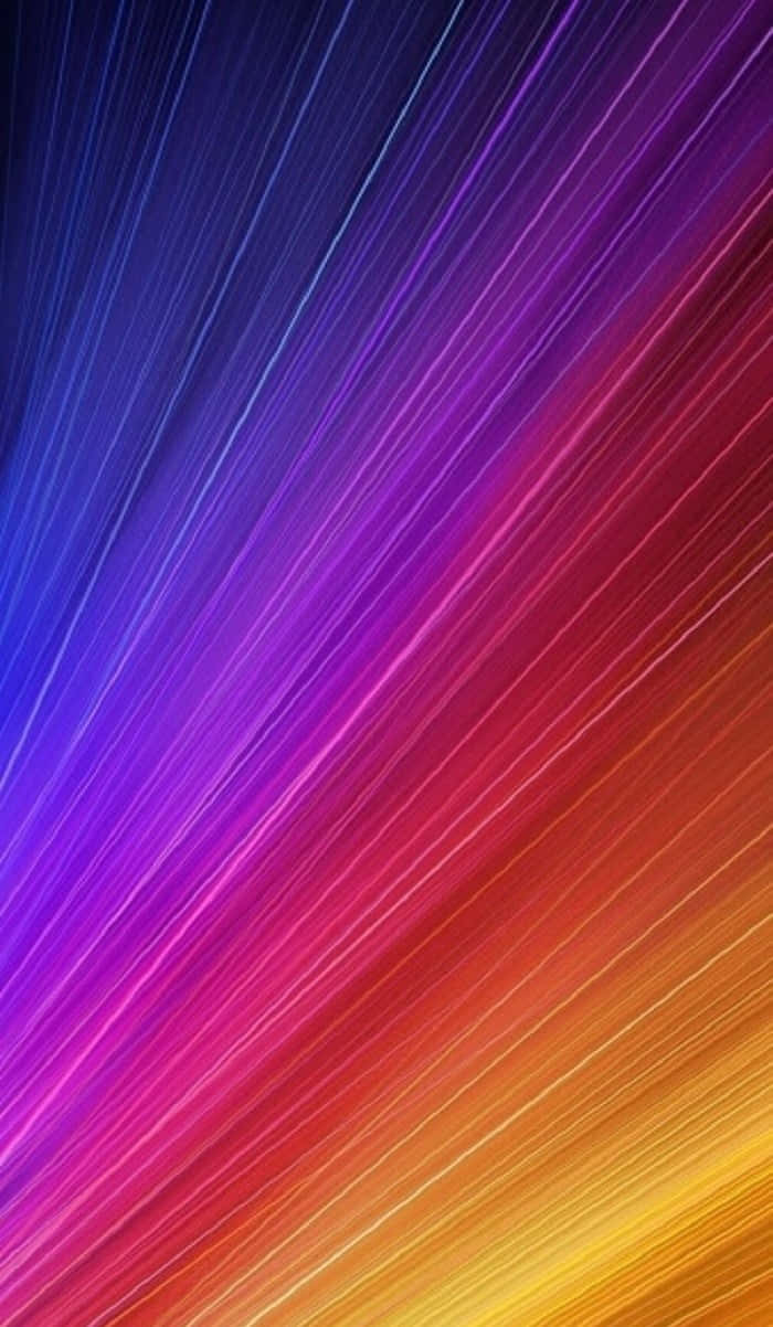 Стильный смартфон Xiaomi на ярком фоне Обои