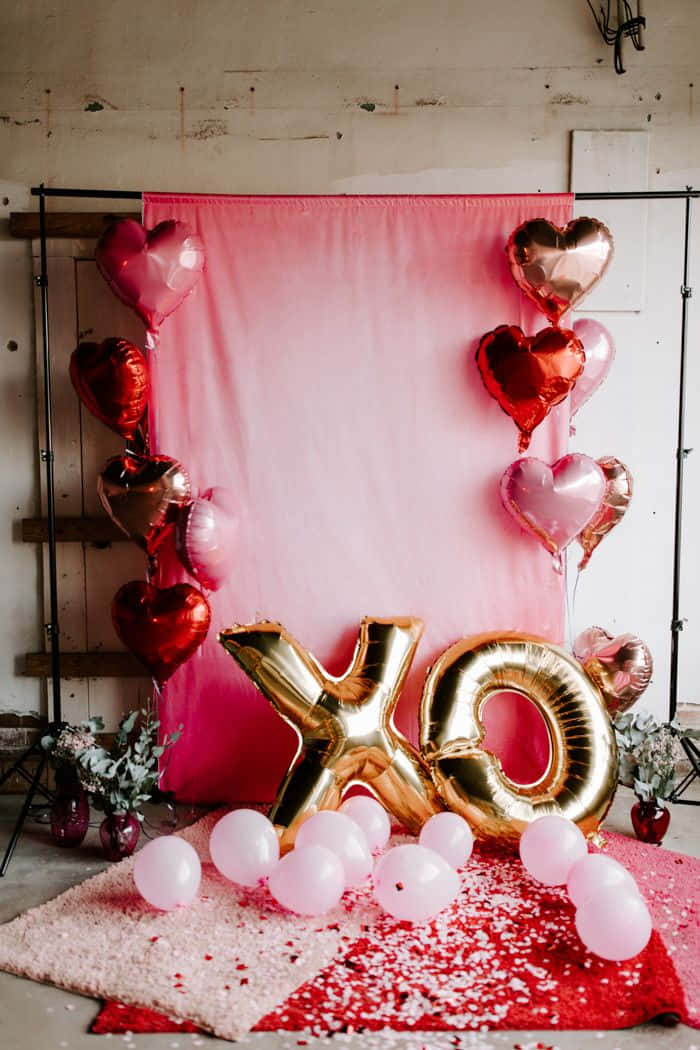 XO ко Дню Святого Валентина — картинки декора Обои