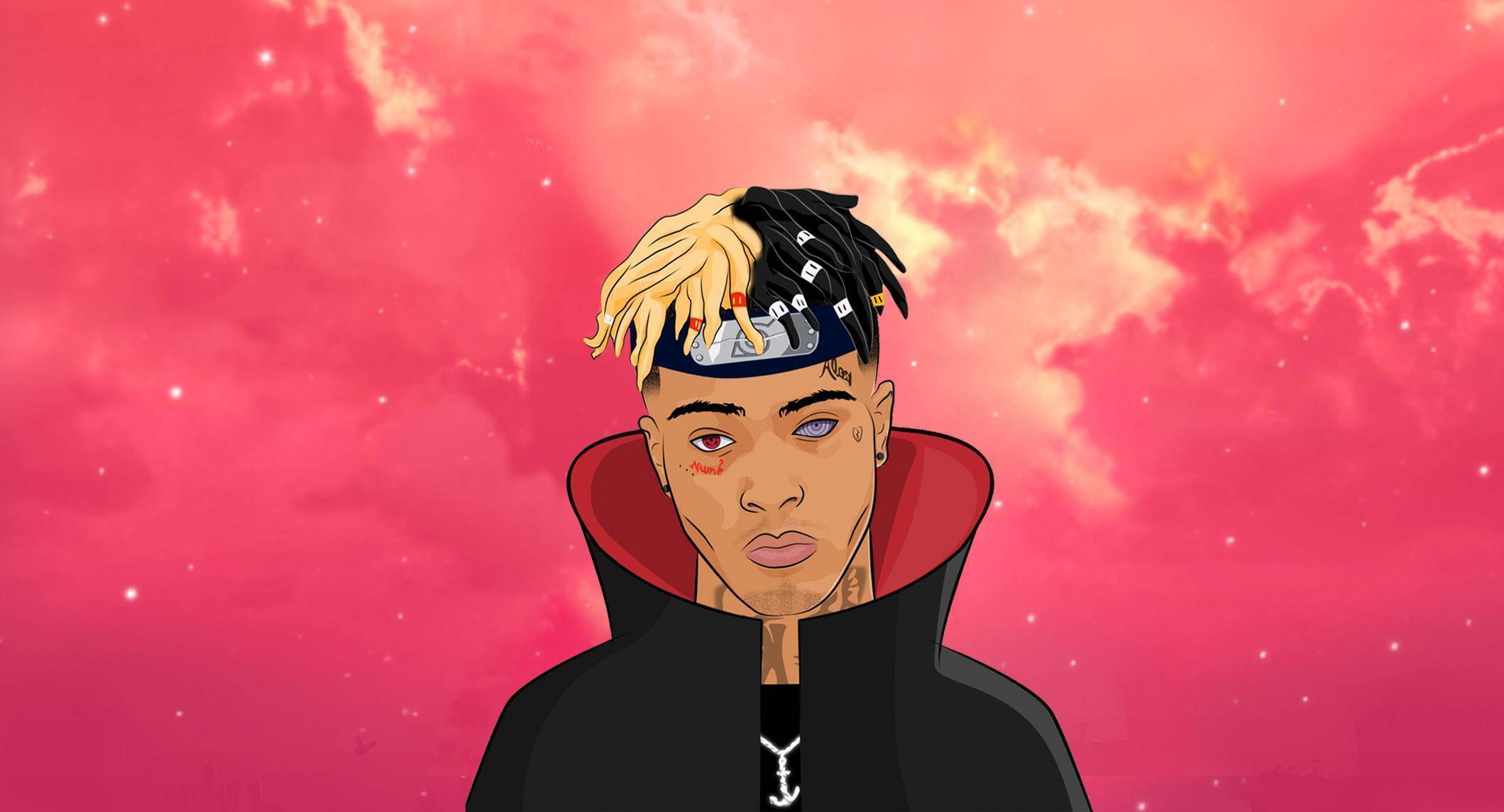 Xxxtentacion Аниме в Плаще Наруто Шиппуден Обои