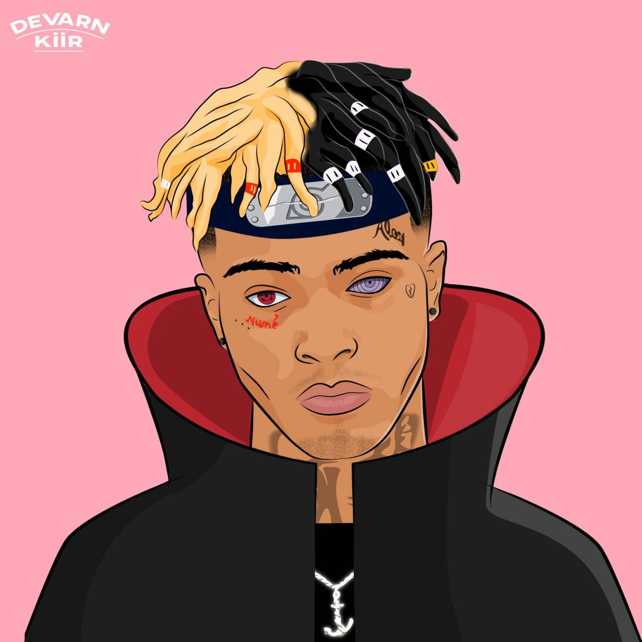 Xxxtentacion Аниме Плащ Акацуки Обои
