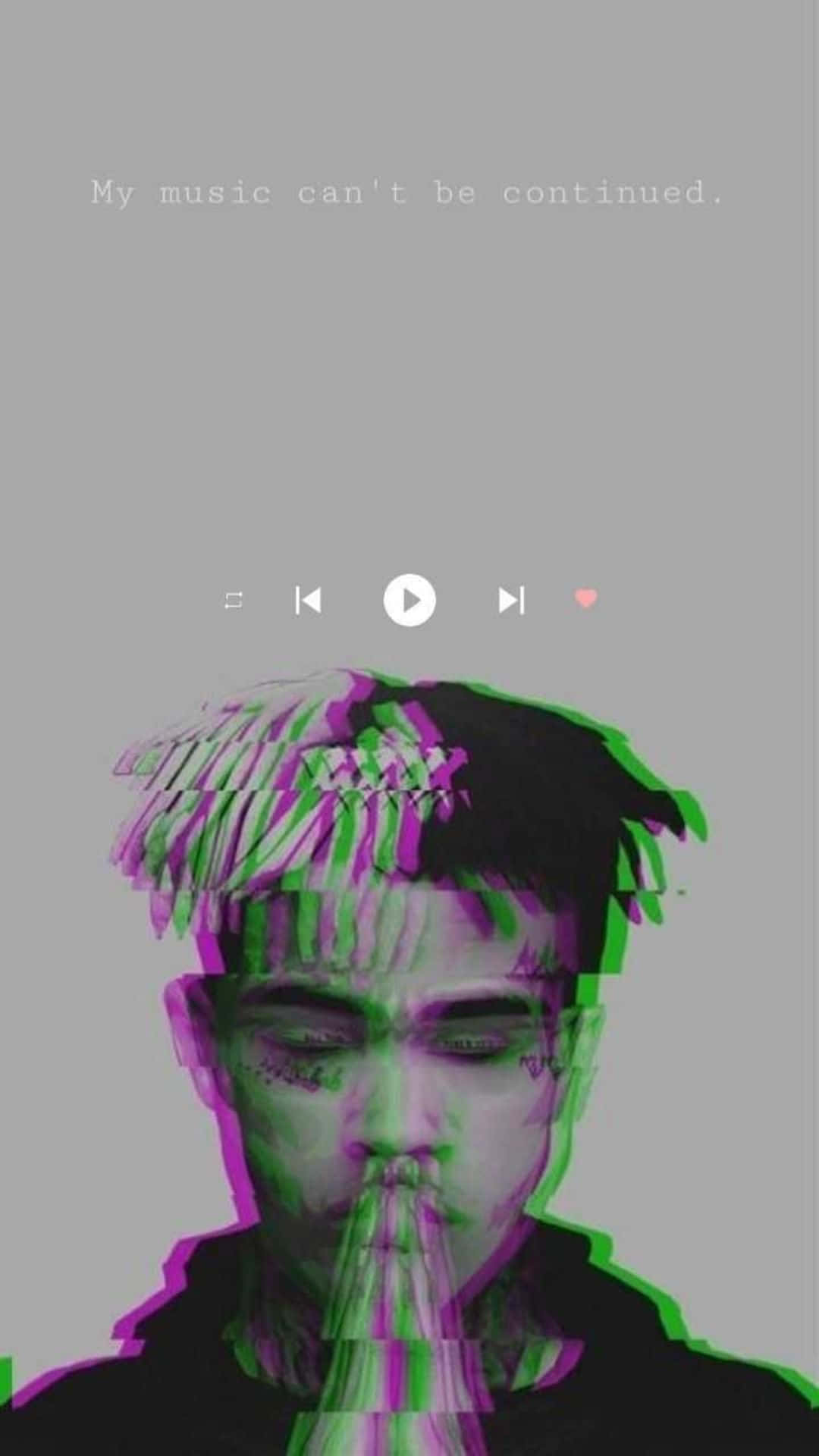 Глитч-аватарка Xxxtentacion Обои