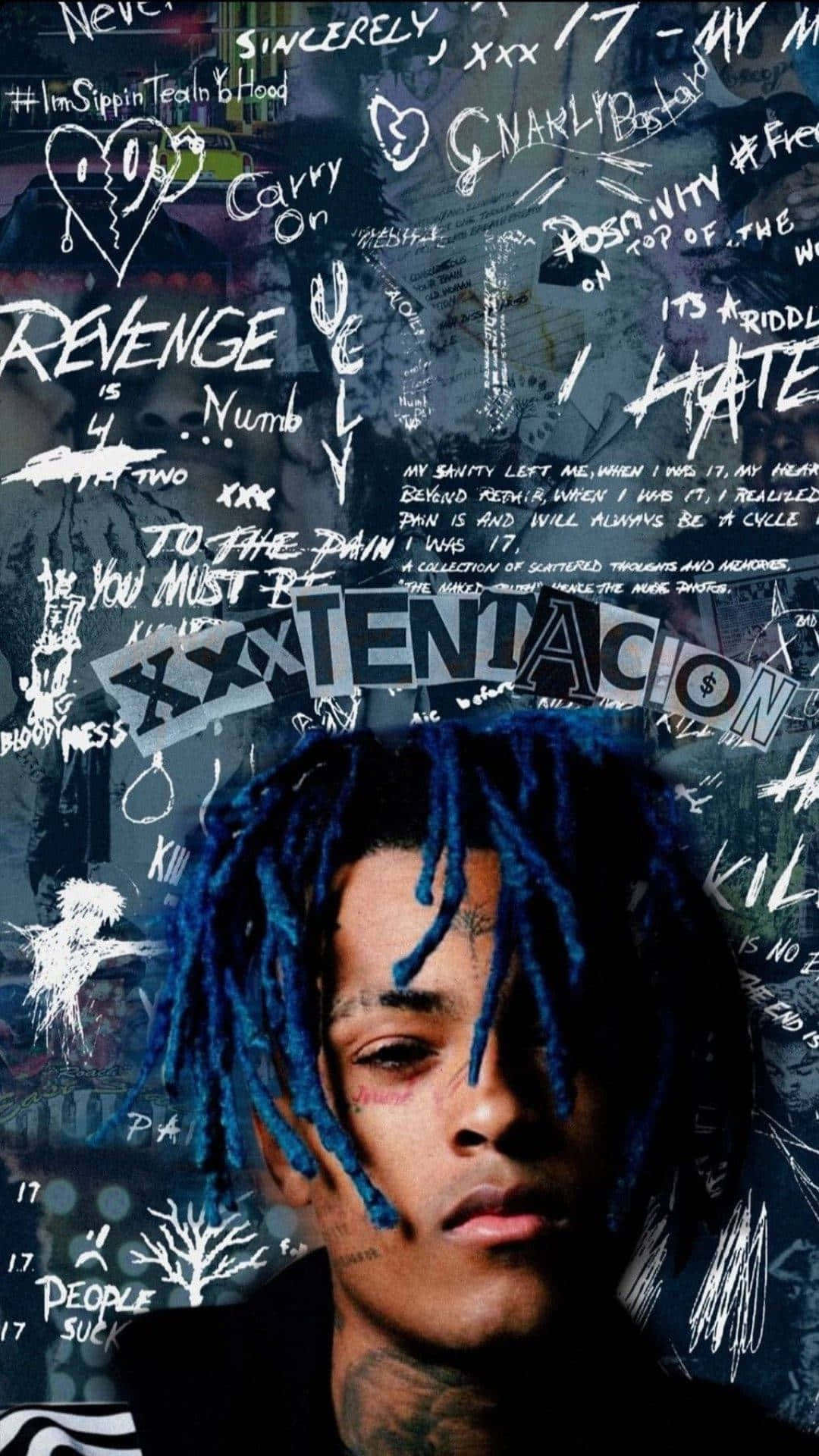Xxxtentacion PFP с дудлами Обои