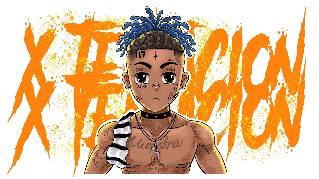 Креативное аниме-арт Xxxtentacion Обои