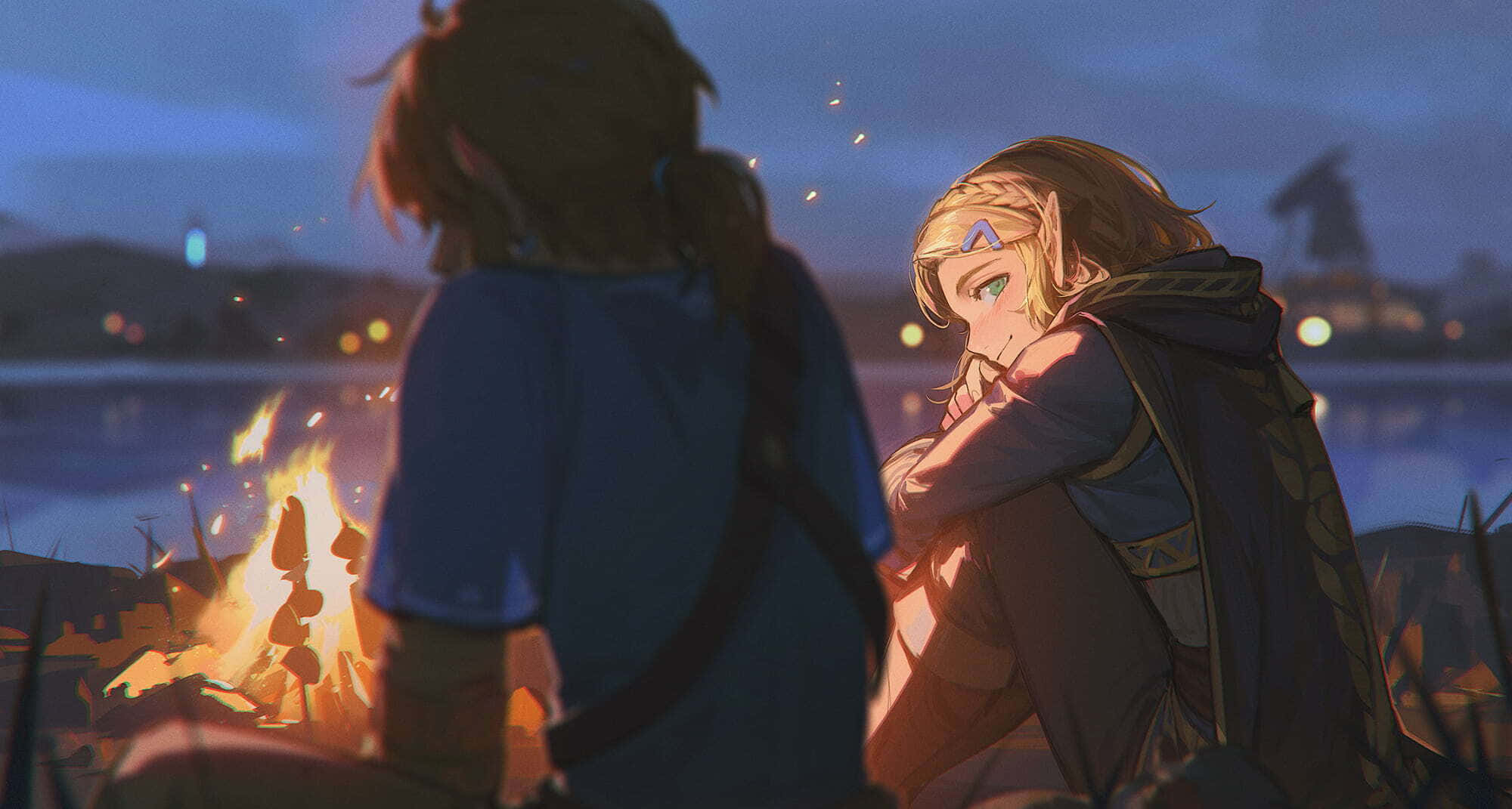 Погрузитесь в приключение в мире Zelda Обои