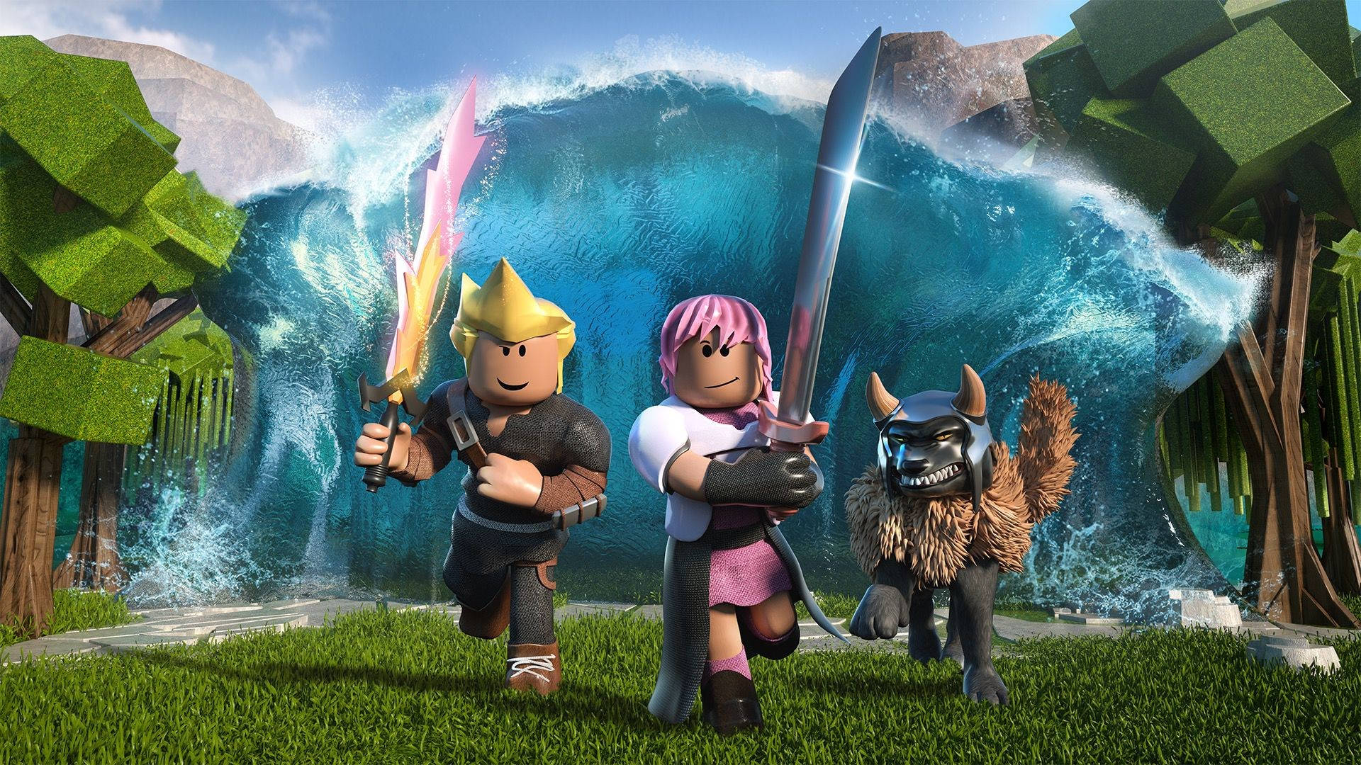 Аватар Roblox атакует Обои