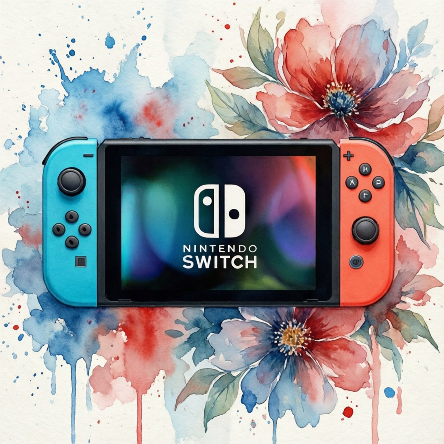 Акварельный Switch Обои