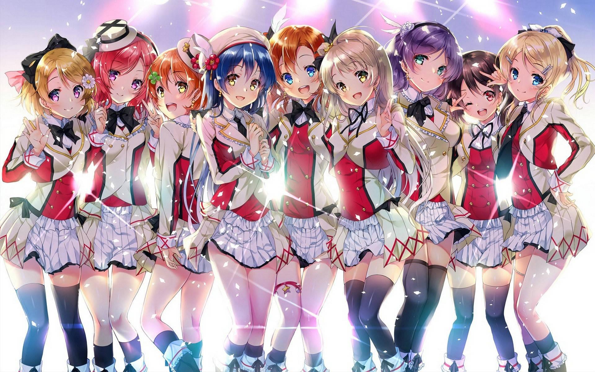 Обои аниме Love Live Idols