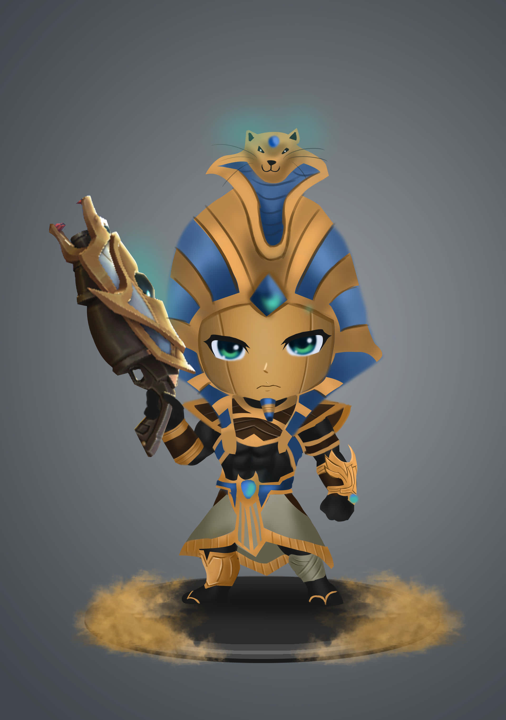 Аниме-стиль Анубис Mobile Legends Роджер Обои