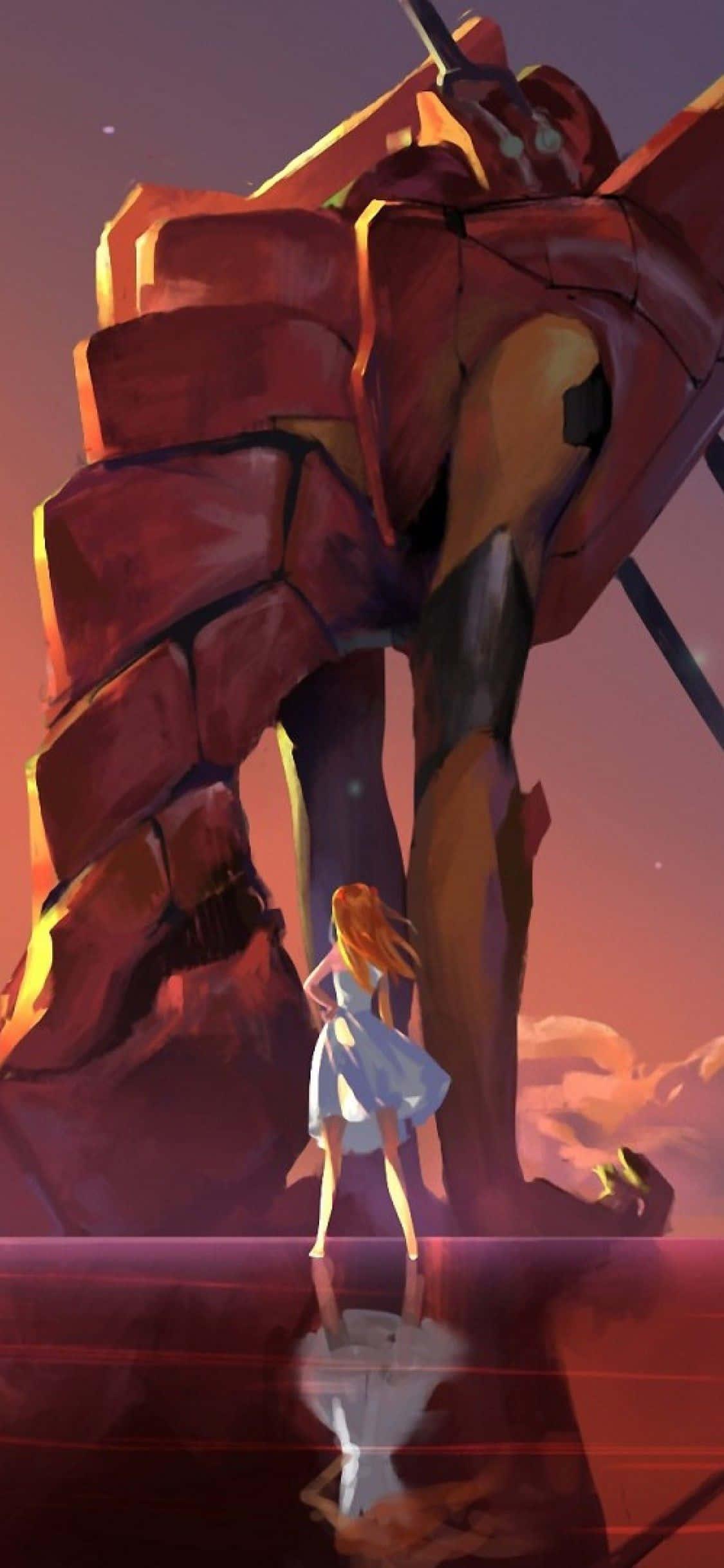Аска Лэнгли Сорью Neon Genesis Evangelion iPhone Обои