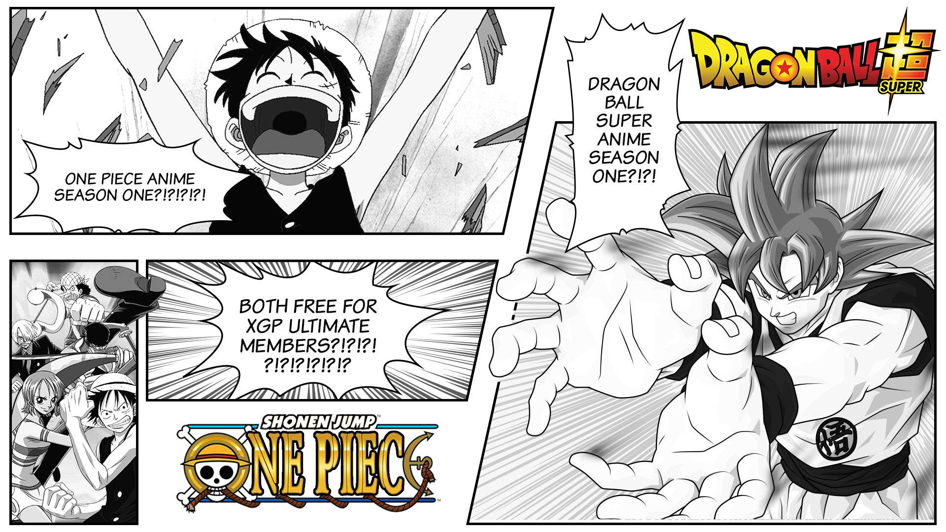 Баннер Shonen Jump с панелью манги Обои