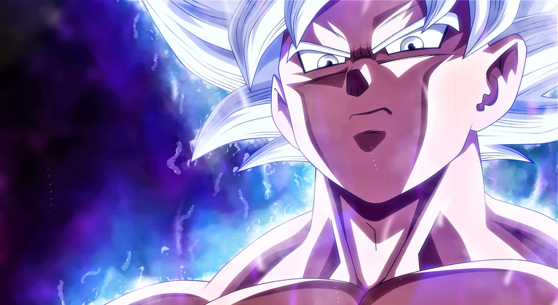 Белый Гоку из Dragon Ball Super — картинка Обои
