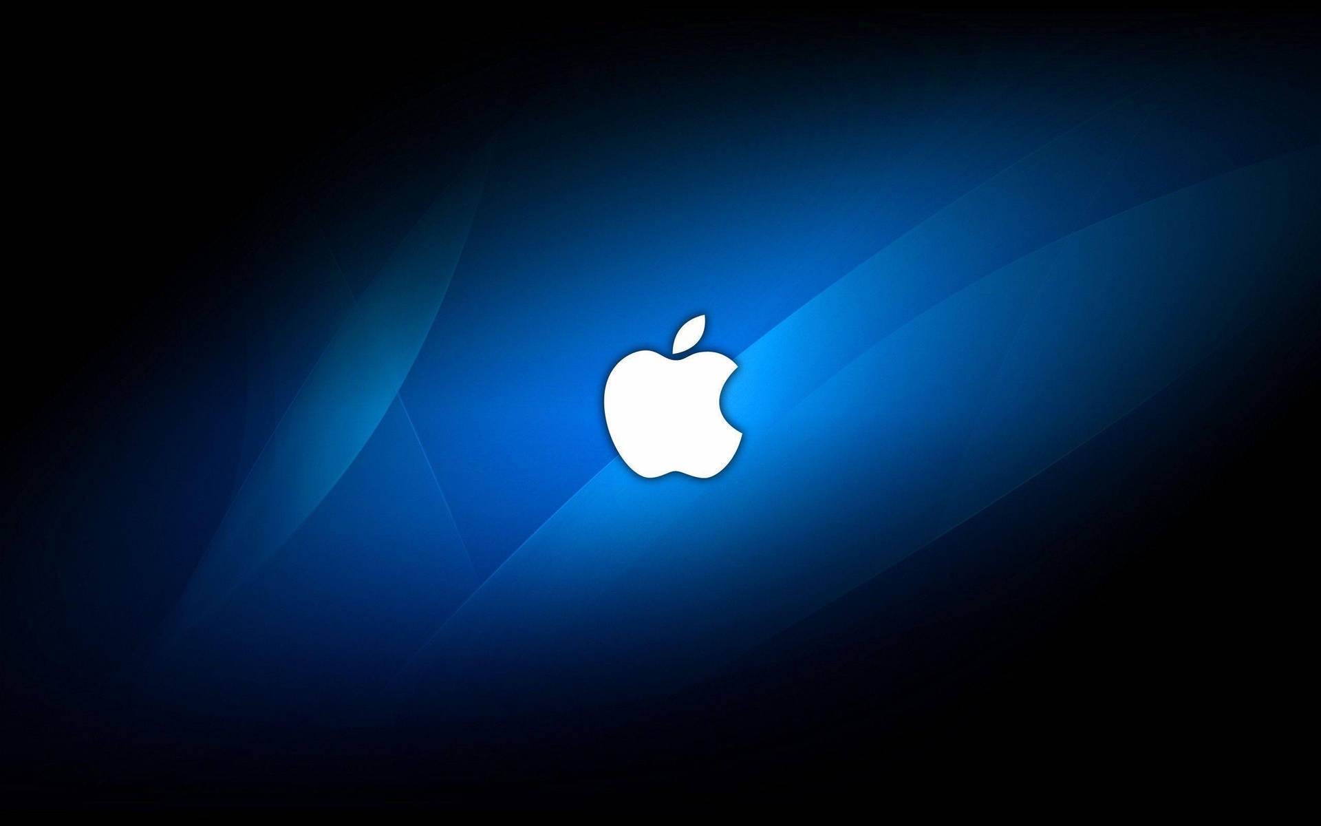 Белый логотип Apple 4K Обои