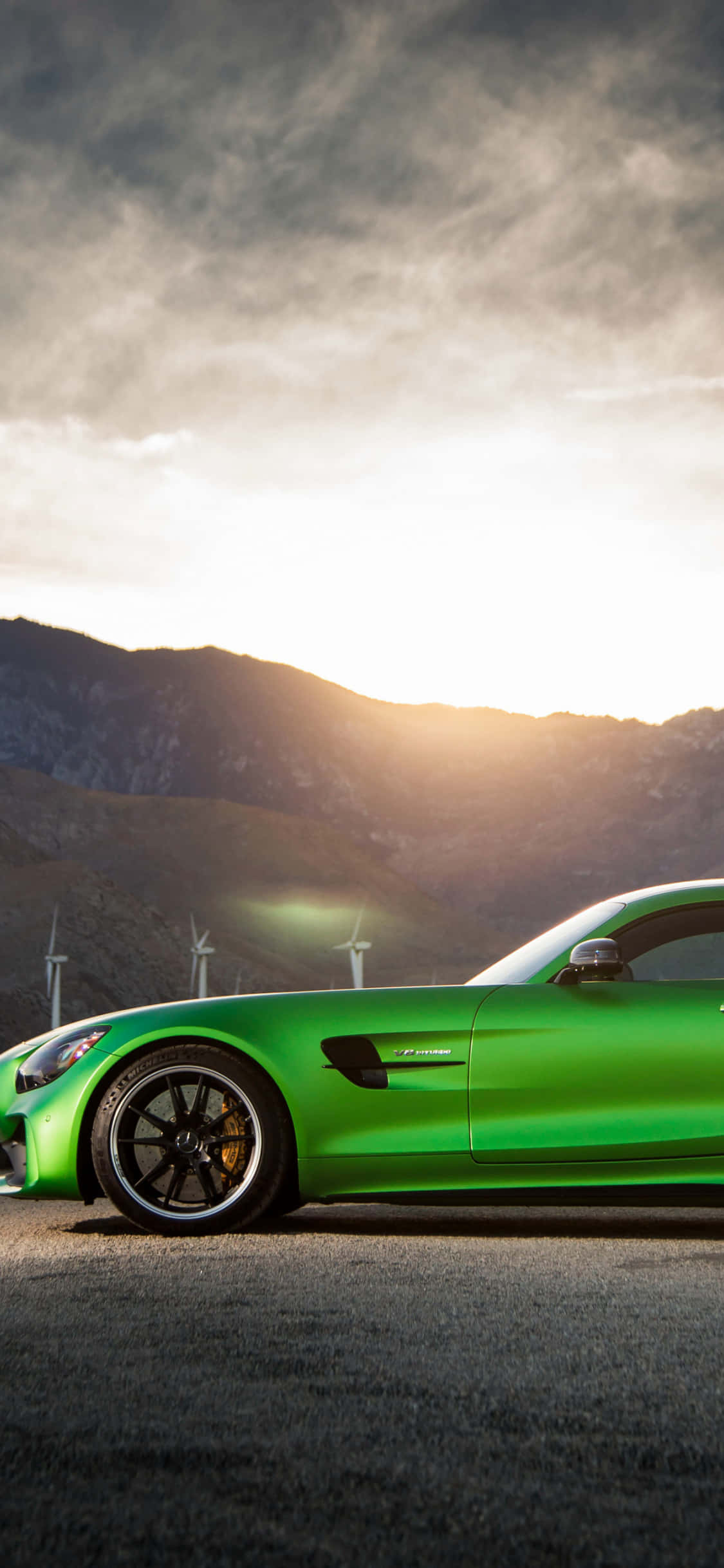 Боковой профиль спортивного автомобиля Android Amg Gt-r Заставка Обои