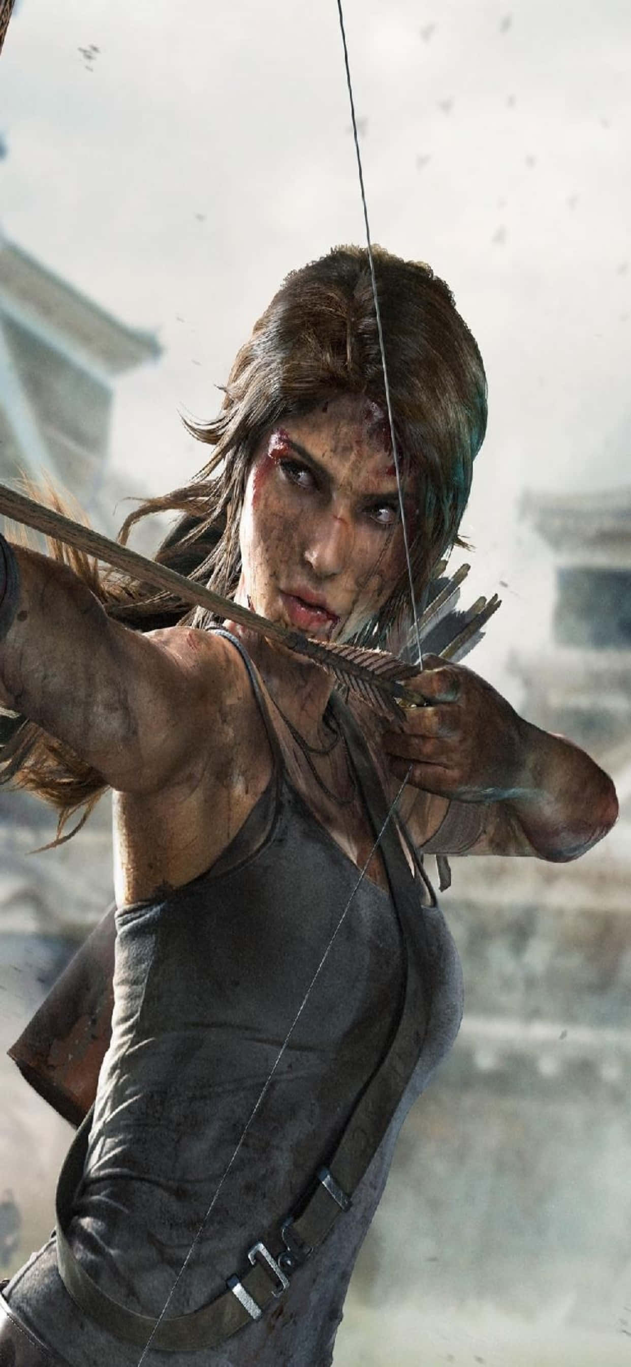 Могущественное приключение ждет: исследуйте скрытые сокровища Rise of the Tomb Raider на вашем iPhone Xs Max! Обои