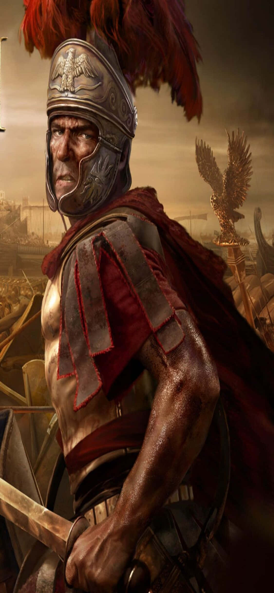 Ведение эпических битв в Total War Rome 2 на iPhone Xs Обои