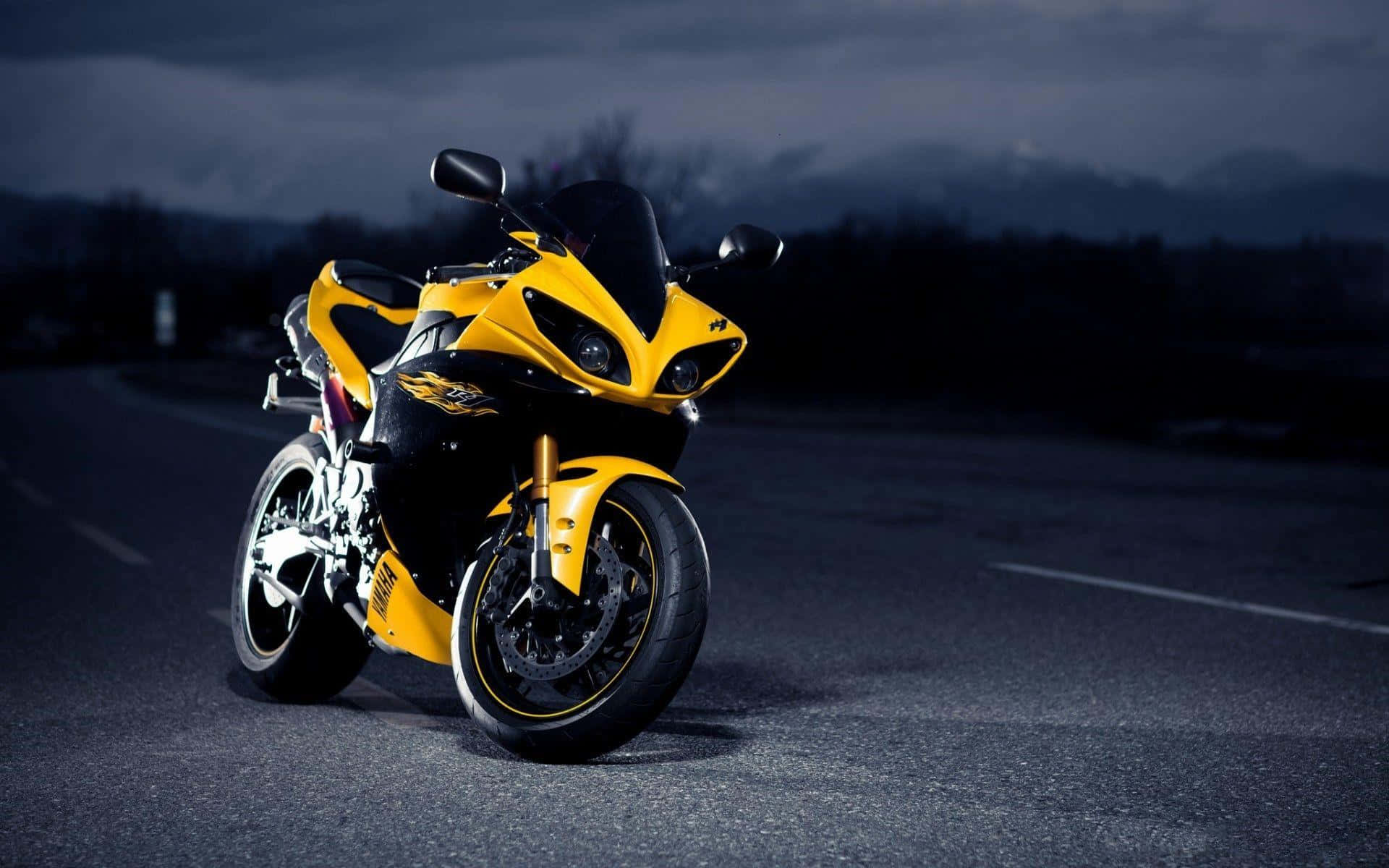 Великолепный фон мотоцикла Yamaha R Series Обои