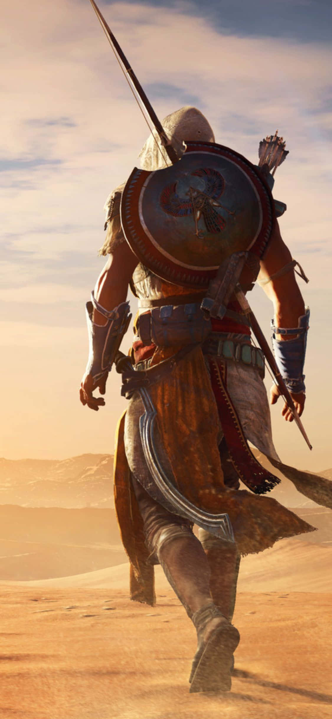 Взбирайтесь на Великие пирамиды в iPhone X’s Assassin's Creed Origins! Обои