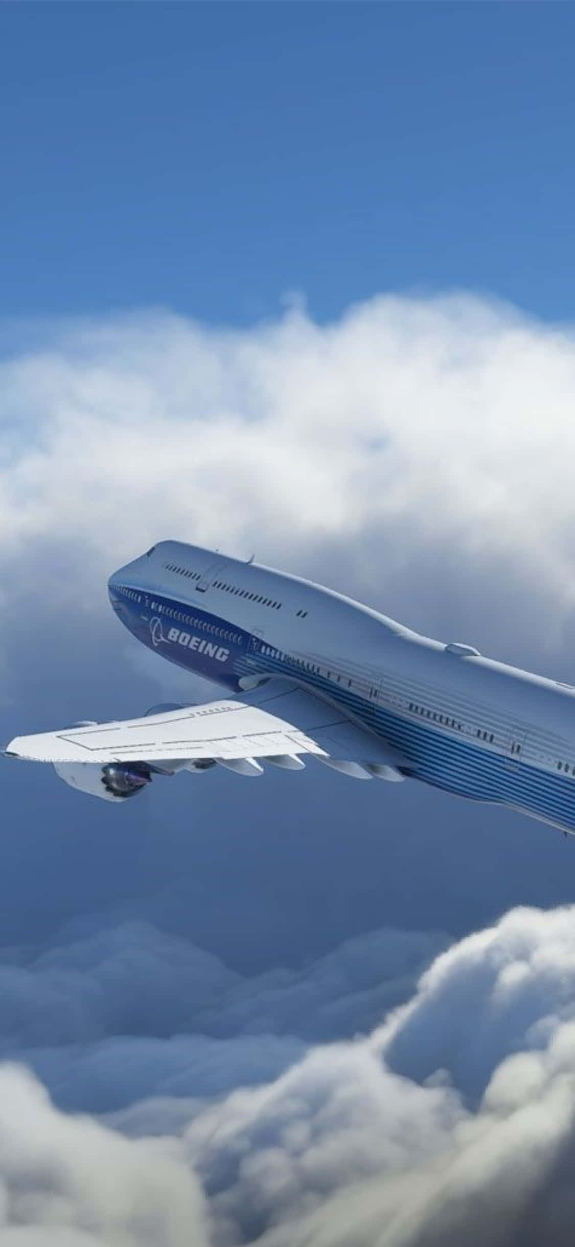 Виртуально взмывайте в небо с iPhone XS и Microsoft Flight Simulator Обои