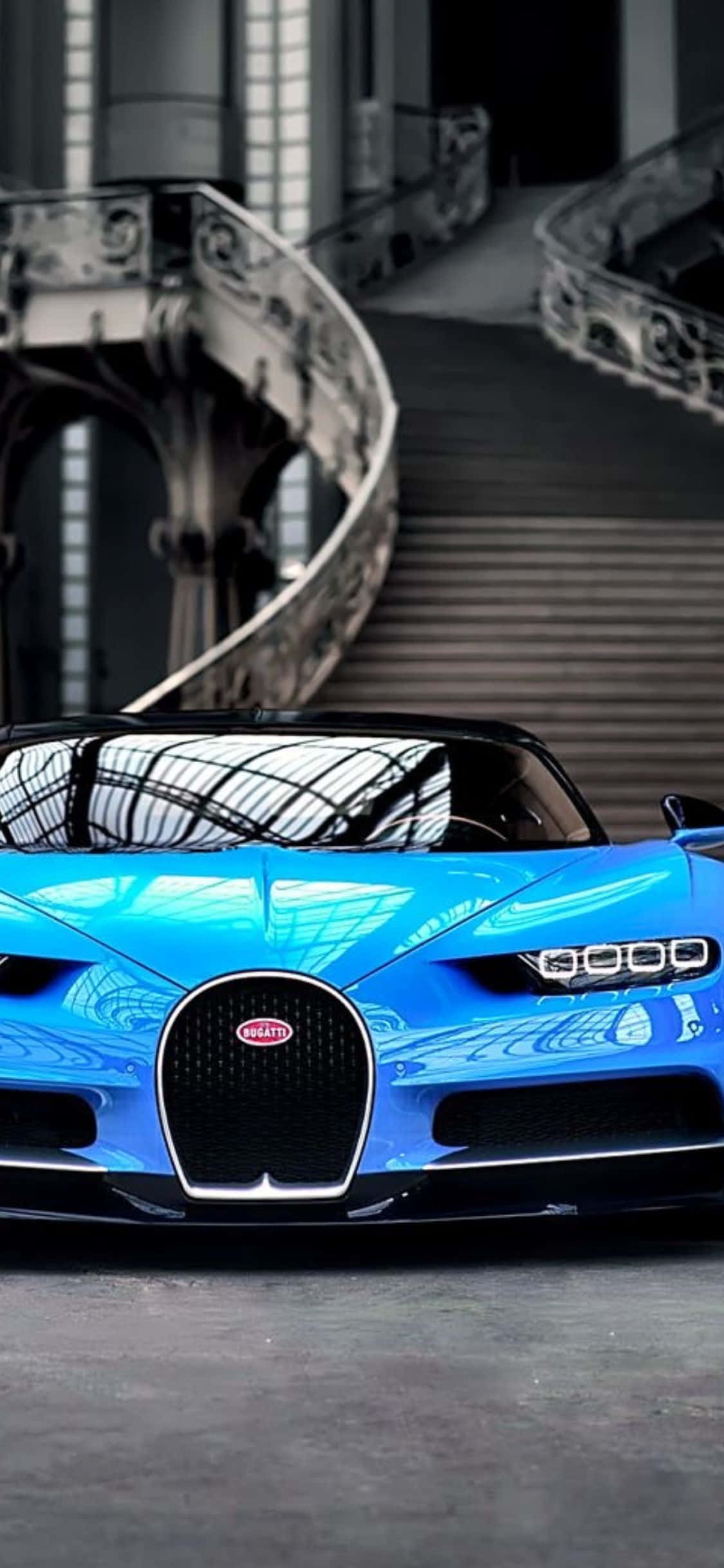 Получите новейший iPhone XS с этим элегантным и изысканным фоном в дизайне Bugatti. Обои