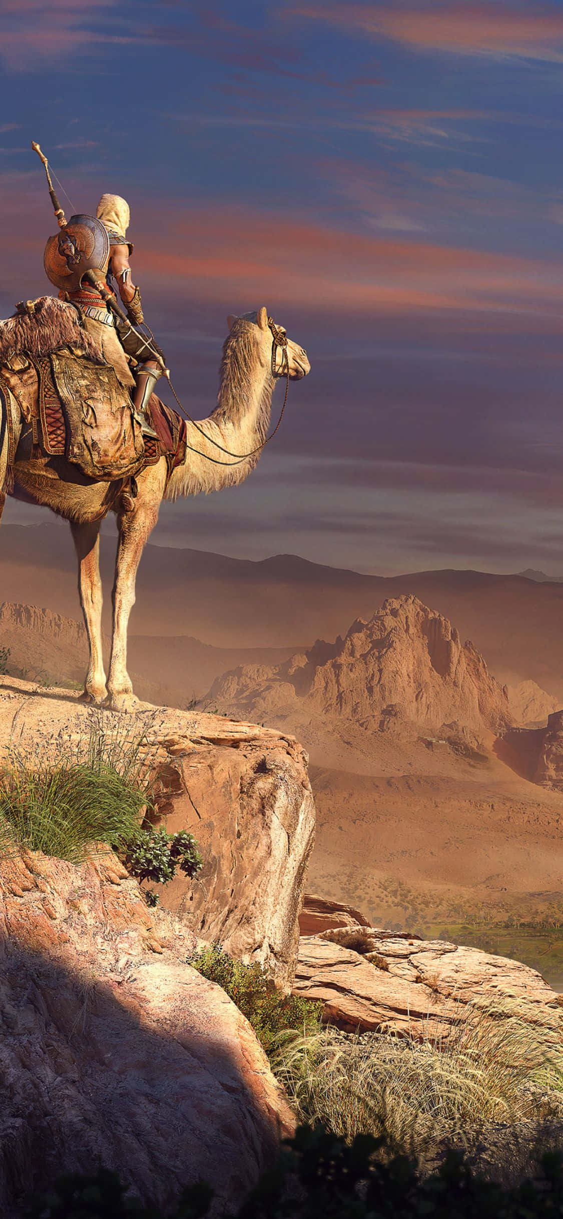 Властвуйте на поле боя с iPhone X и Assassin's Creed Origins Обои