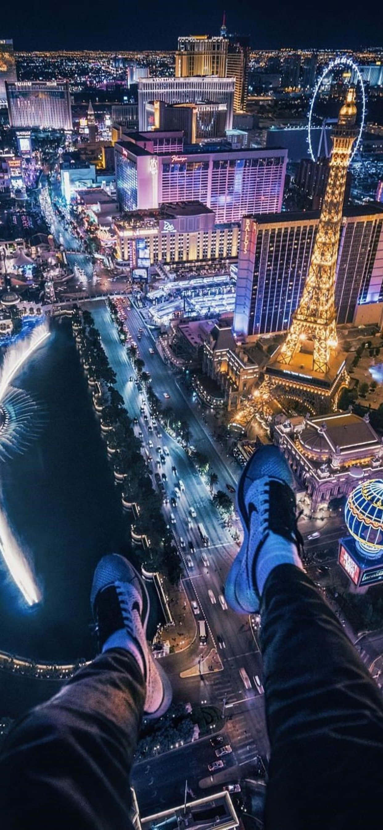 Внеси джаз в свою жизнь с Las Vegas Phone Обои
