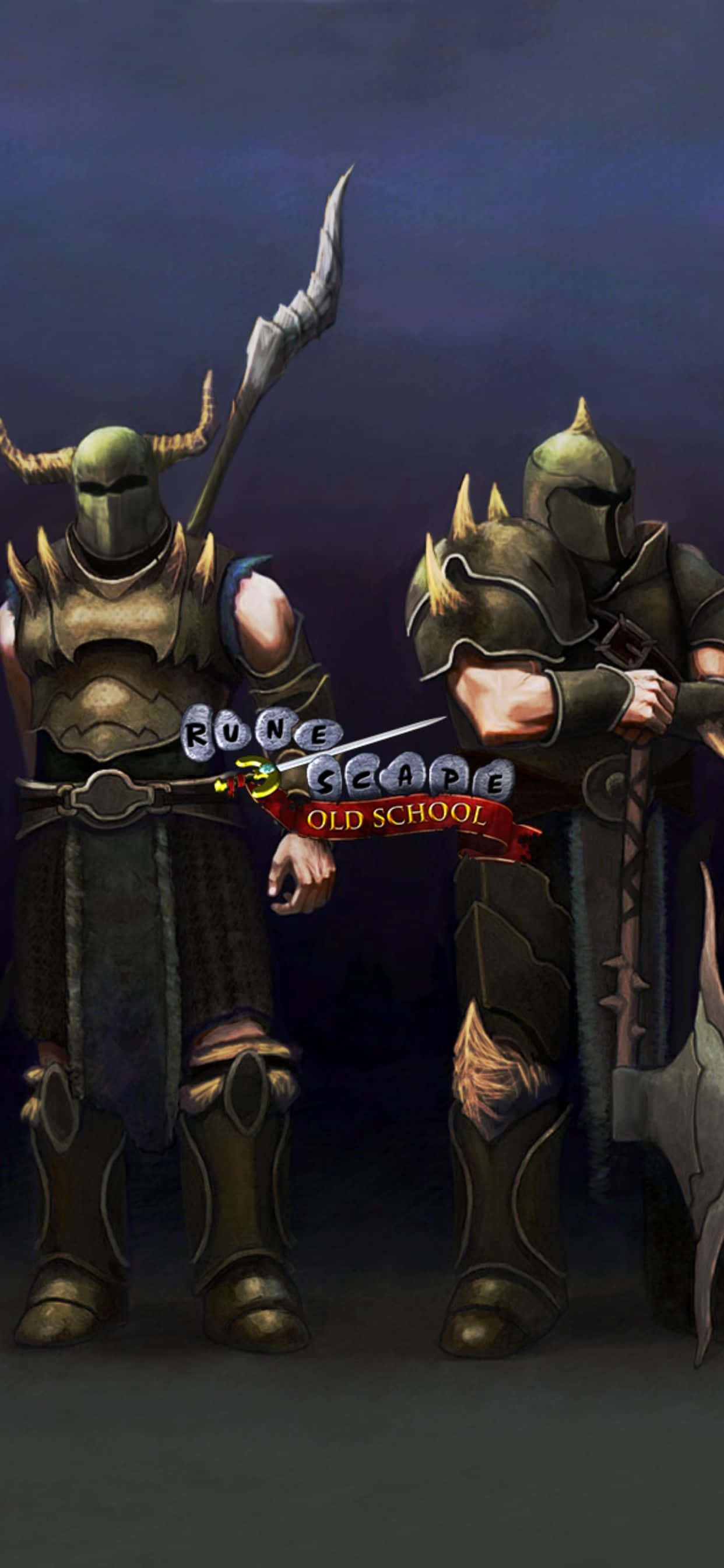 Воин и мечник iPhone Xs Max Runescape Oldschool фон Обои