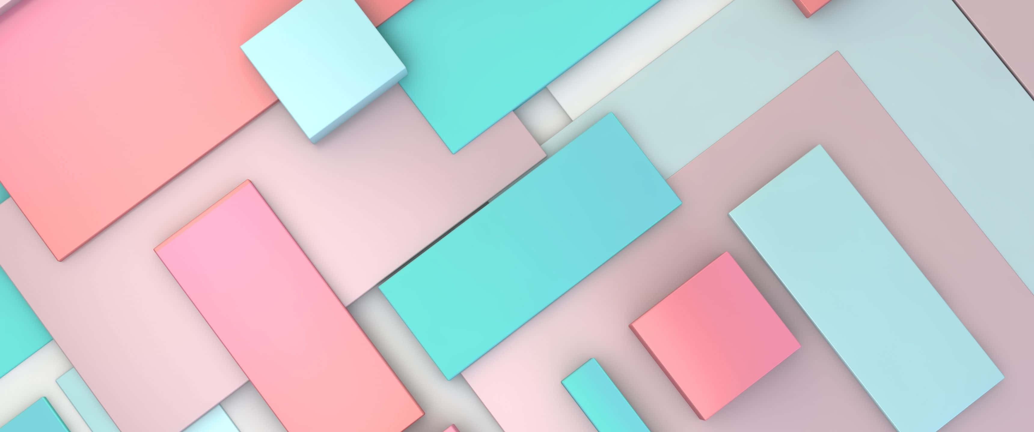 Волшебные цвета и формы природы украшают этот великолепный фон 3440x1440 Обои
