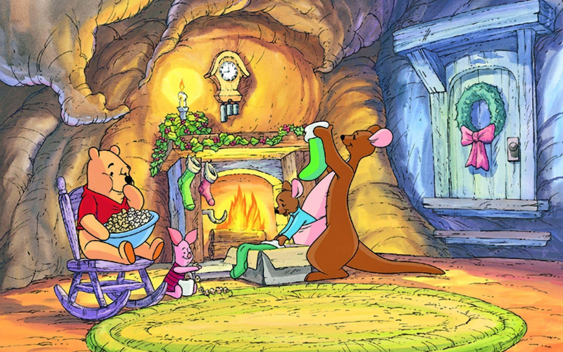 Волшебство рождественских традиций Disney в вашем доме Обои
