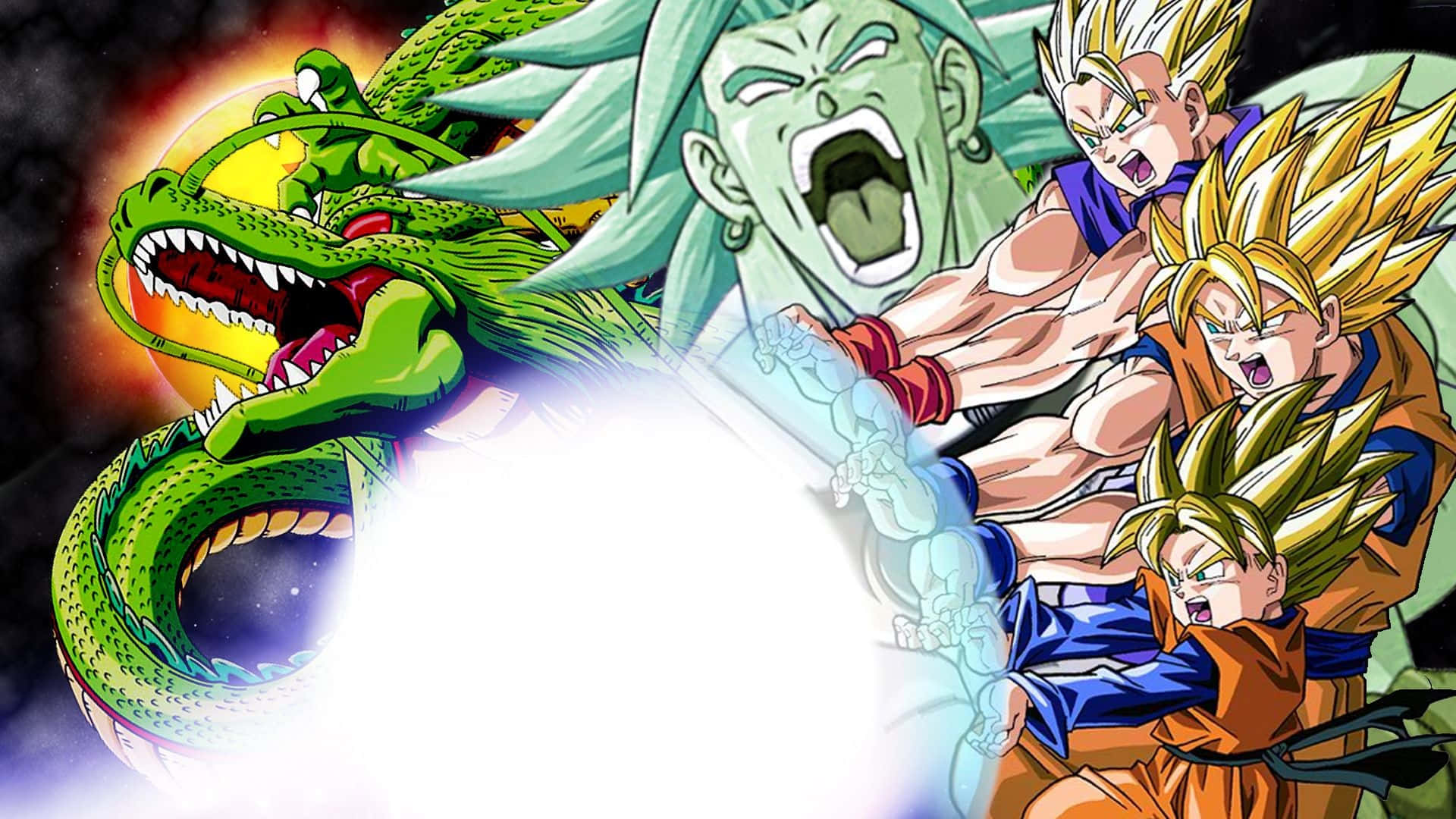 Всемогущие Супер Сайяны преодолевают свои пределы в Dragon Ball Super Broly Обои