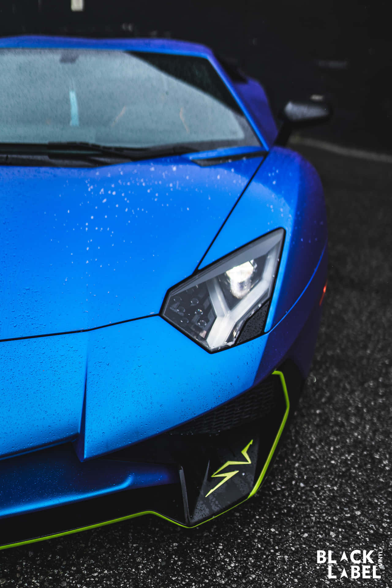Синий Lamborghini iPhone — Суперкары Обои