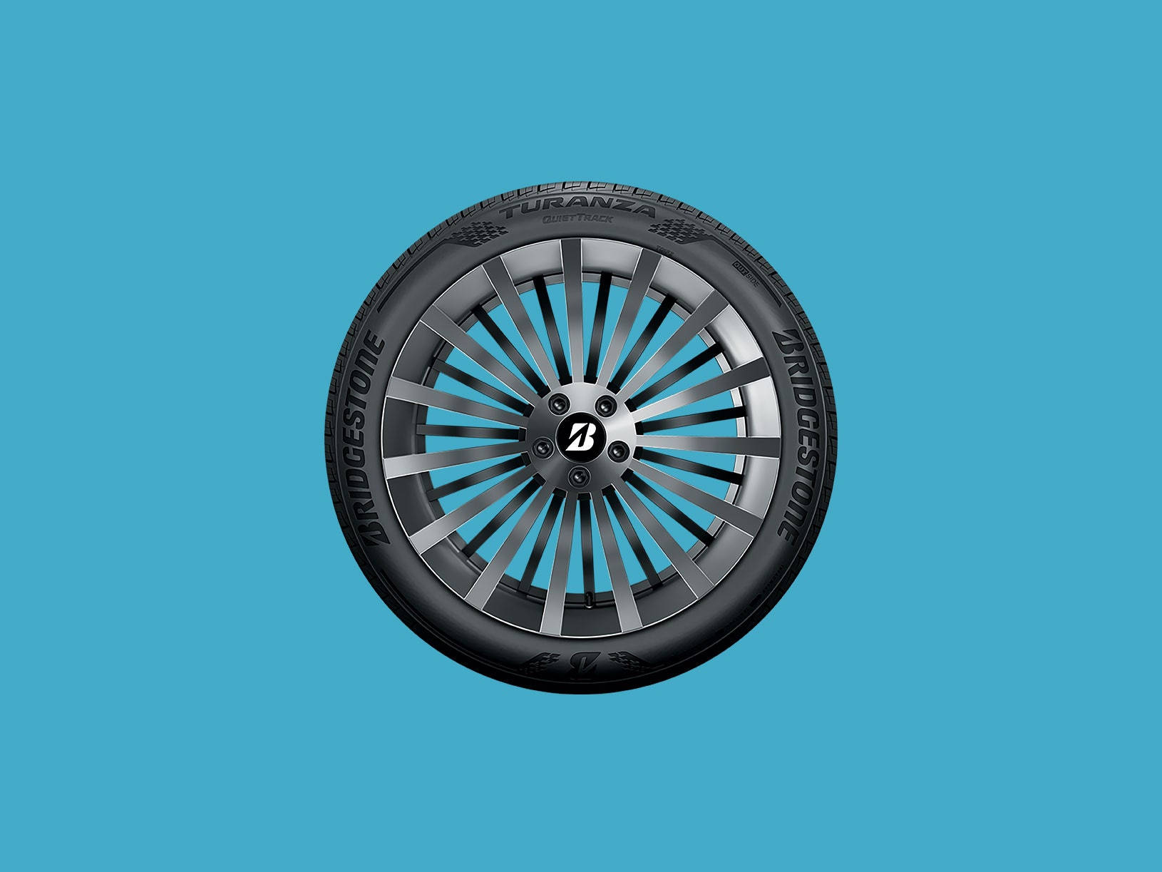 Высококачественное изображение шины Bridgestone Turanza QuietTrack Обои