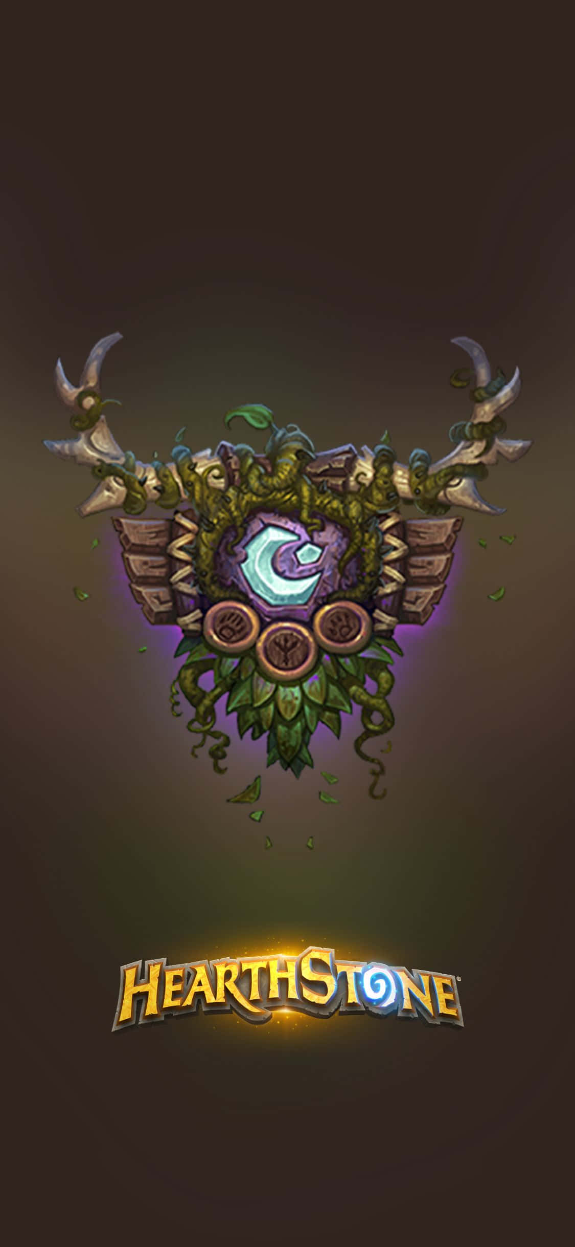 Герб друида для iPhone XS Hearthstone Обои