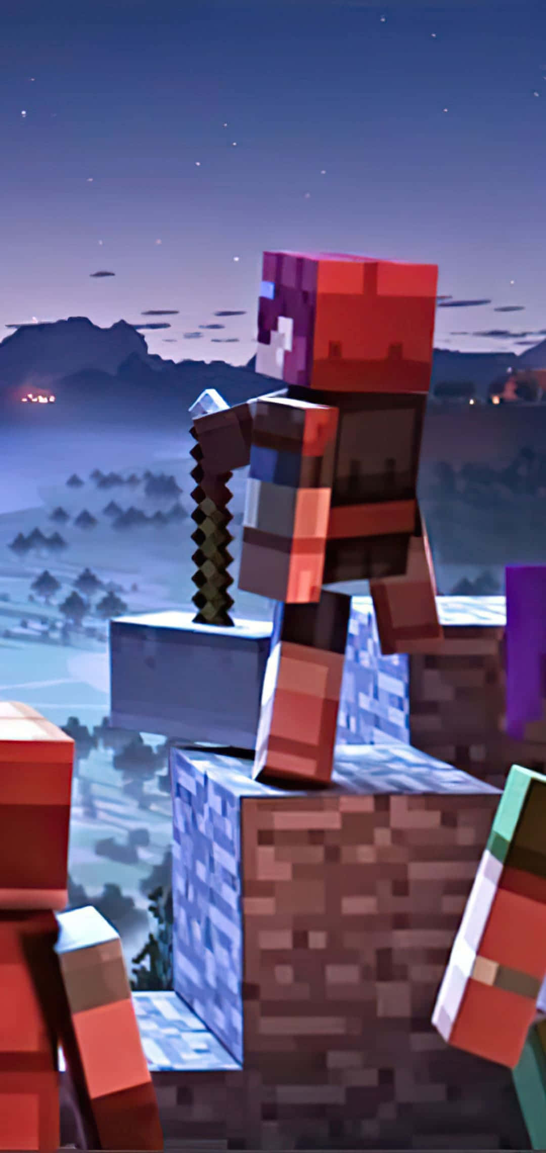 Герой подземелий Pixel 3 Minecraft Обои