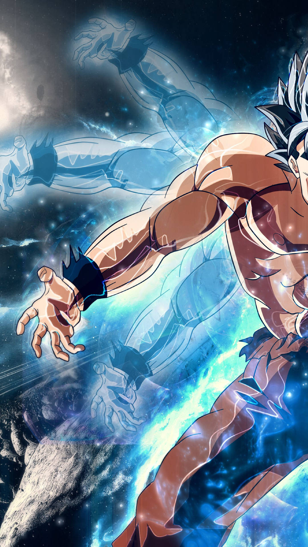 Dragon Ball Super бройли Сан Гоку использует свои силы с синими молниями, популярное аниме Гоку.