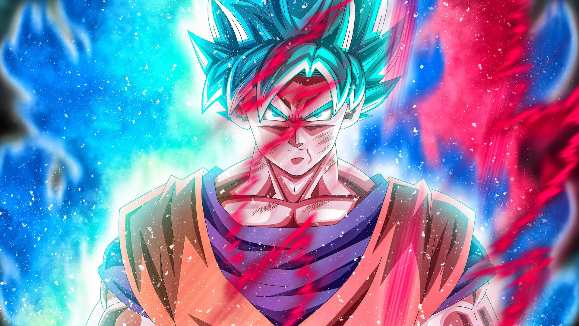 Гоку Супер Сайян Синий DBZ 4K
