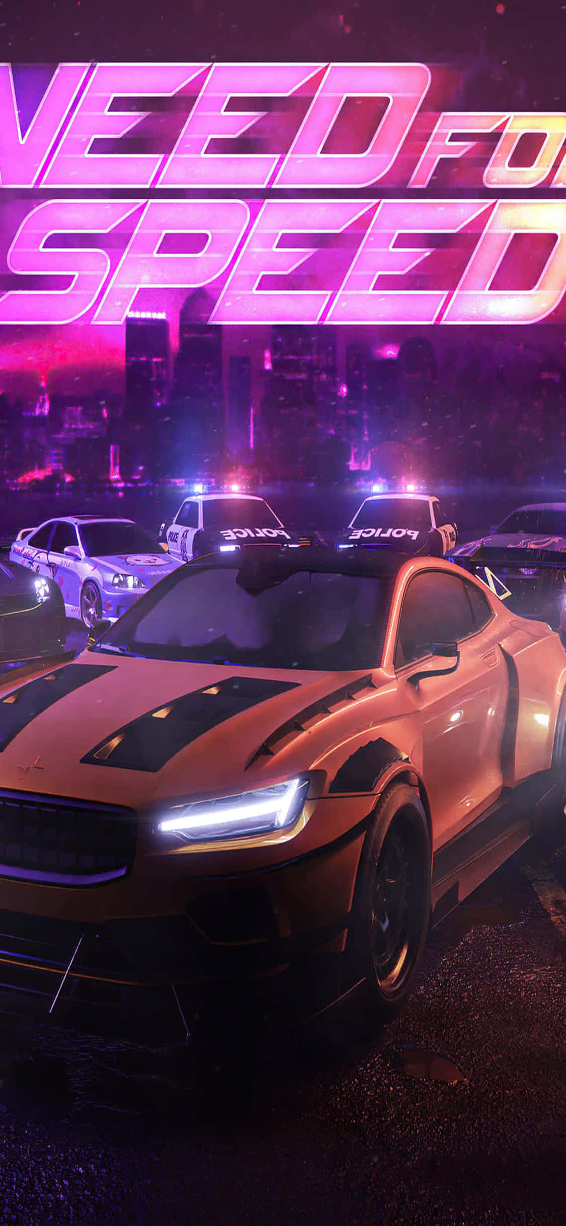 «Готов жечь резину с iPhone Xs и Need For Speed Heat!» Обои