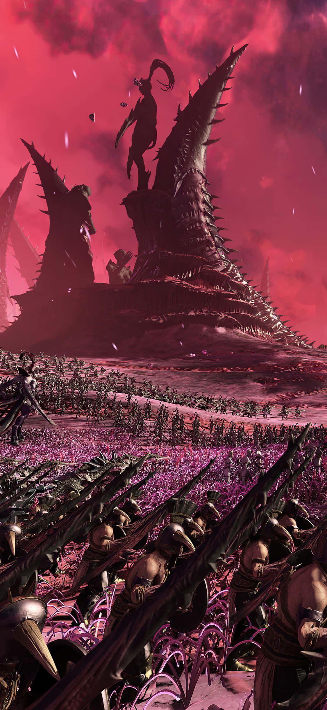 "Готовьтесь к эпическим битвам с iPhone X Total War: Warhammer" Обои