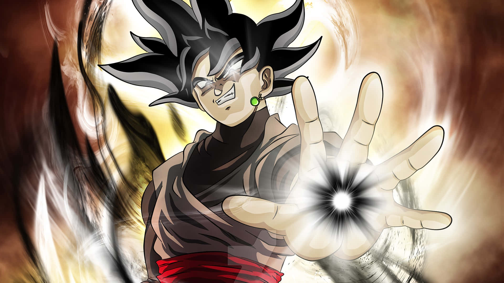 Грозный Гоку Блэк из Dragon Ball Super Обои