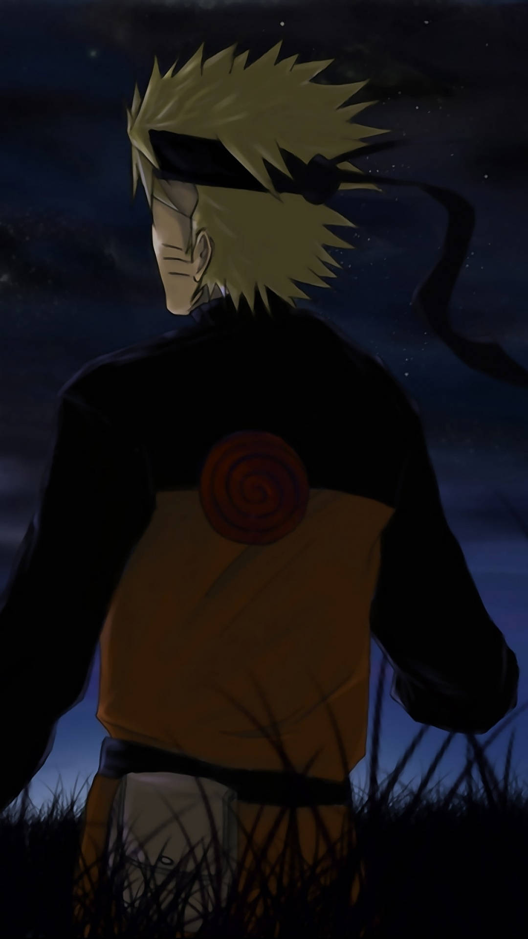 Грустный аниме-телефон Наруто Обои