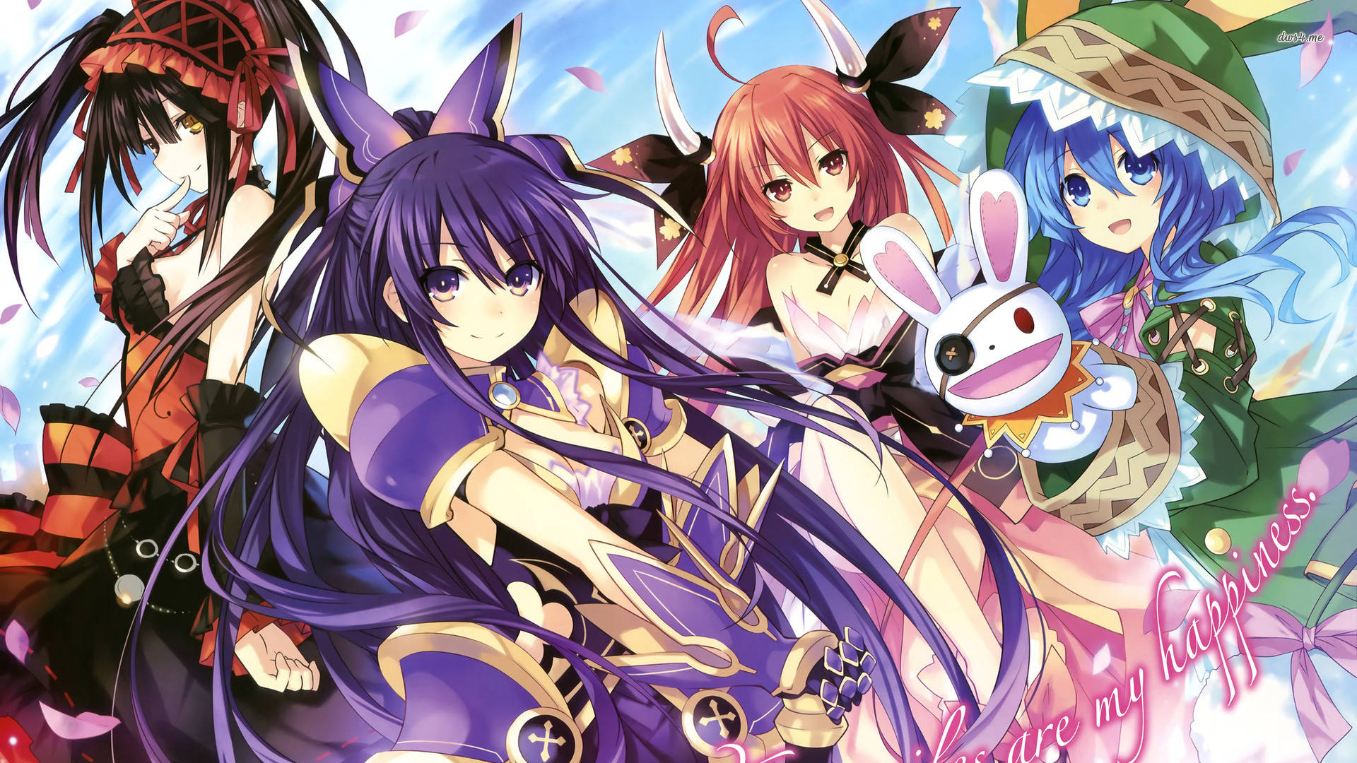 Обои с девушками из аниме Date A Live
