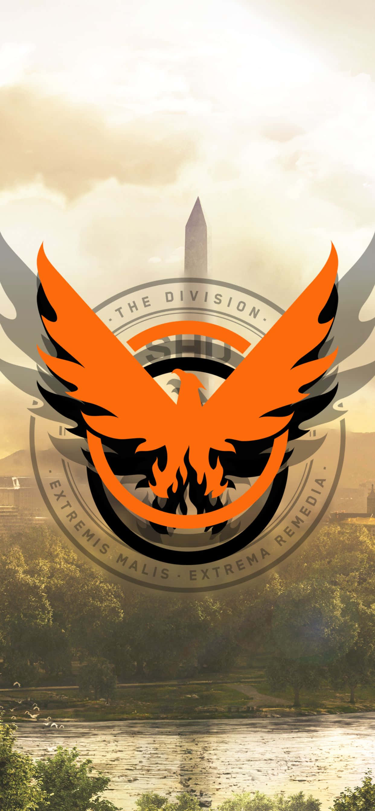 Добро пожаловать в The Division на iPhone Xs Max Обои