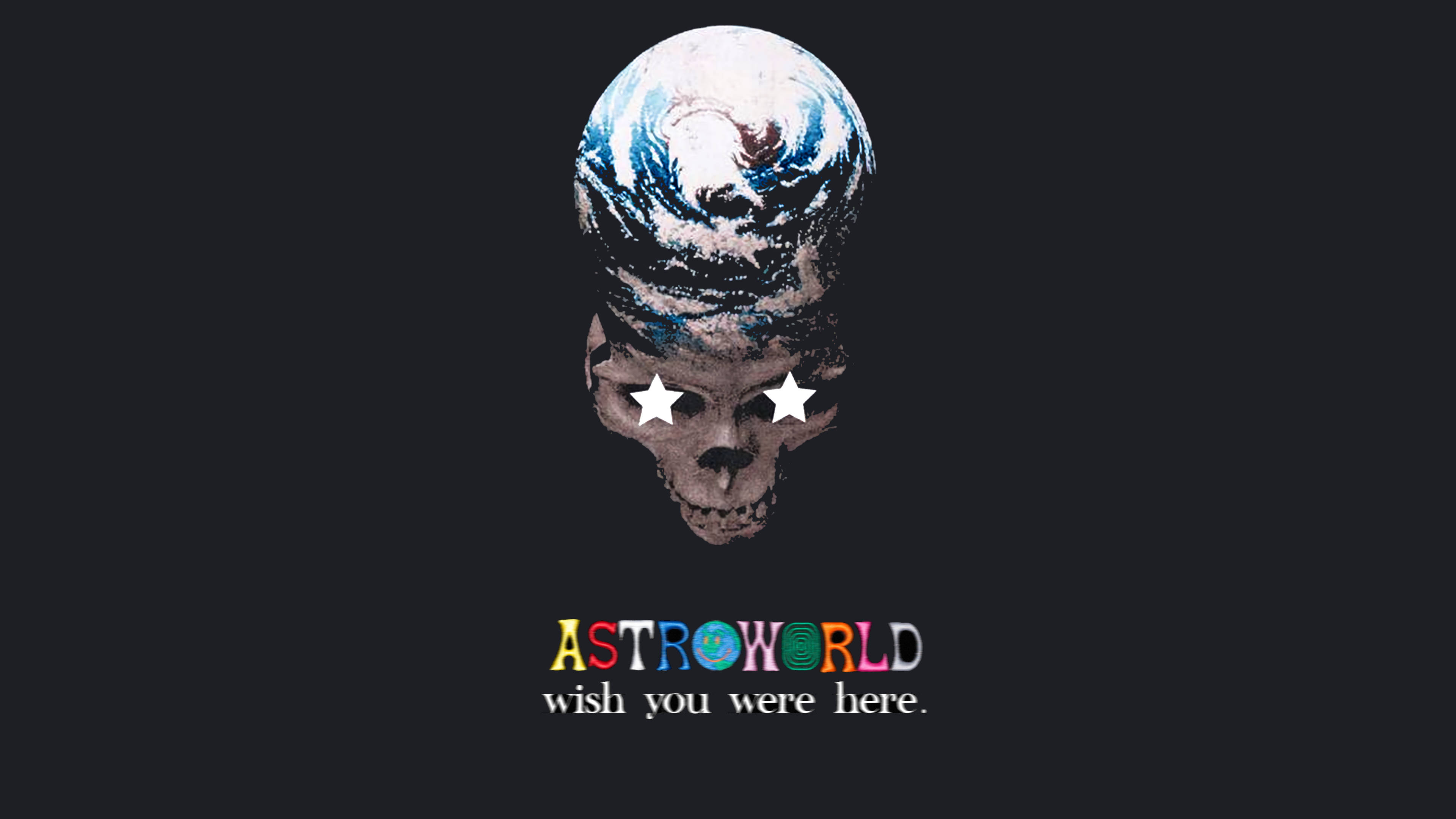 Добро пожаловать в темную и загадочную сторону Astroworld Обои