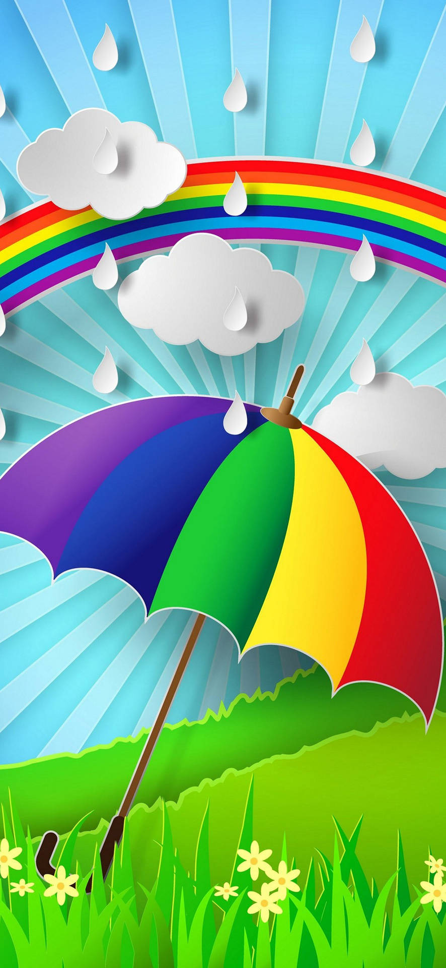 Обои с дождливой погодой для Samsung Galaxy S22
